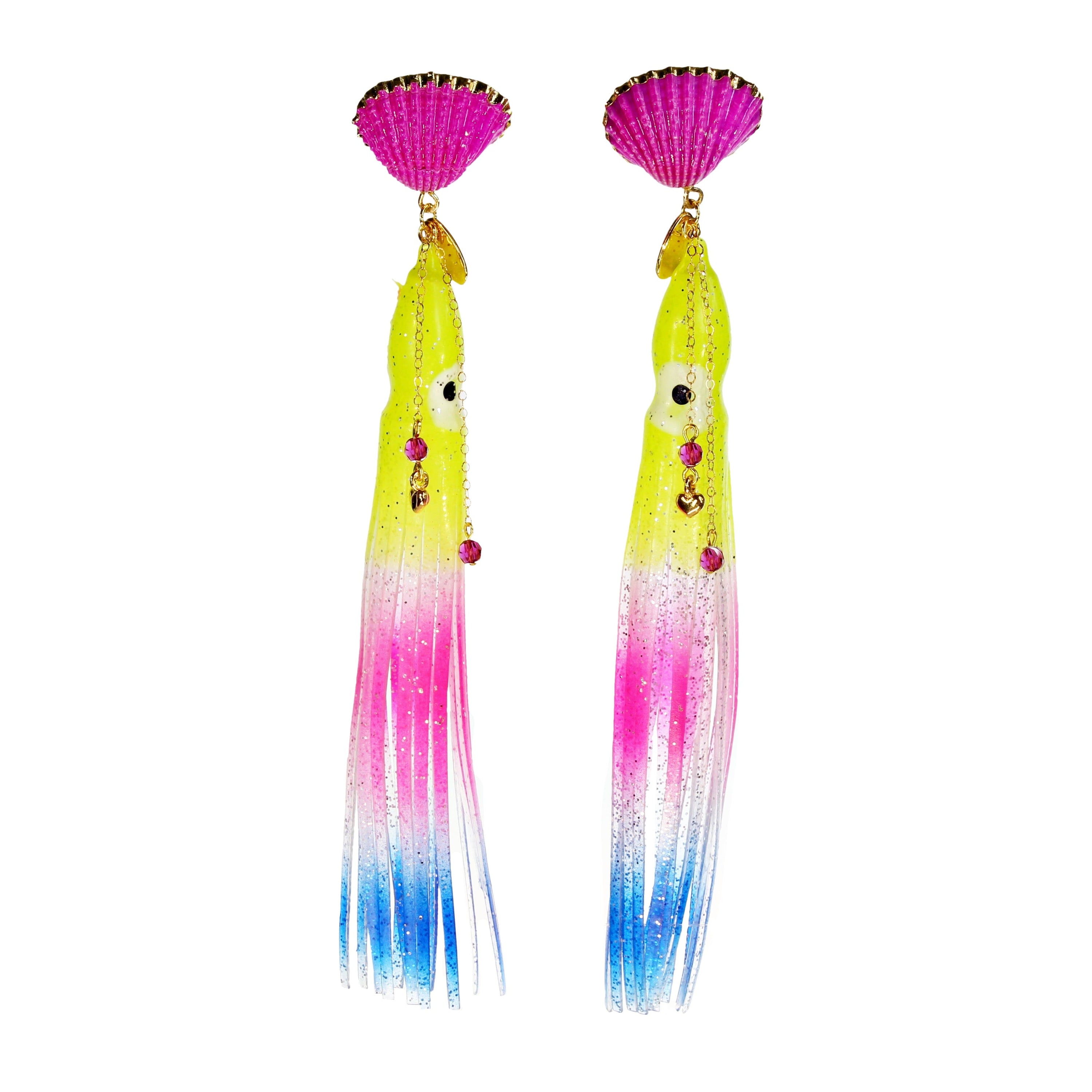Tintenfisch Ohrstecker