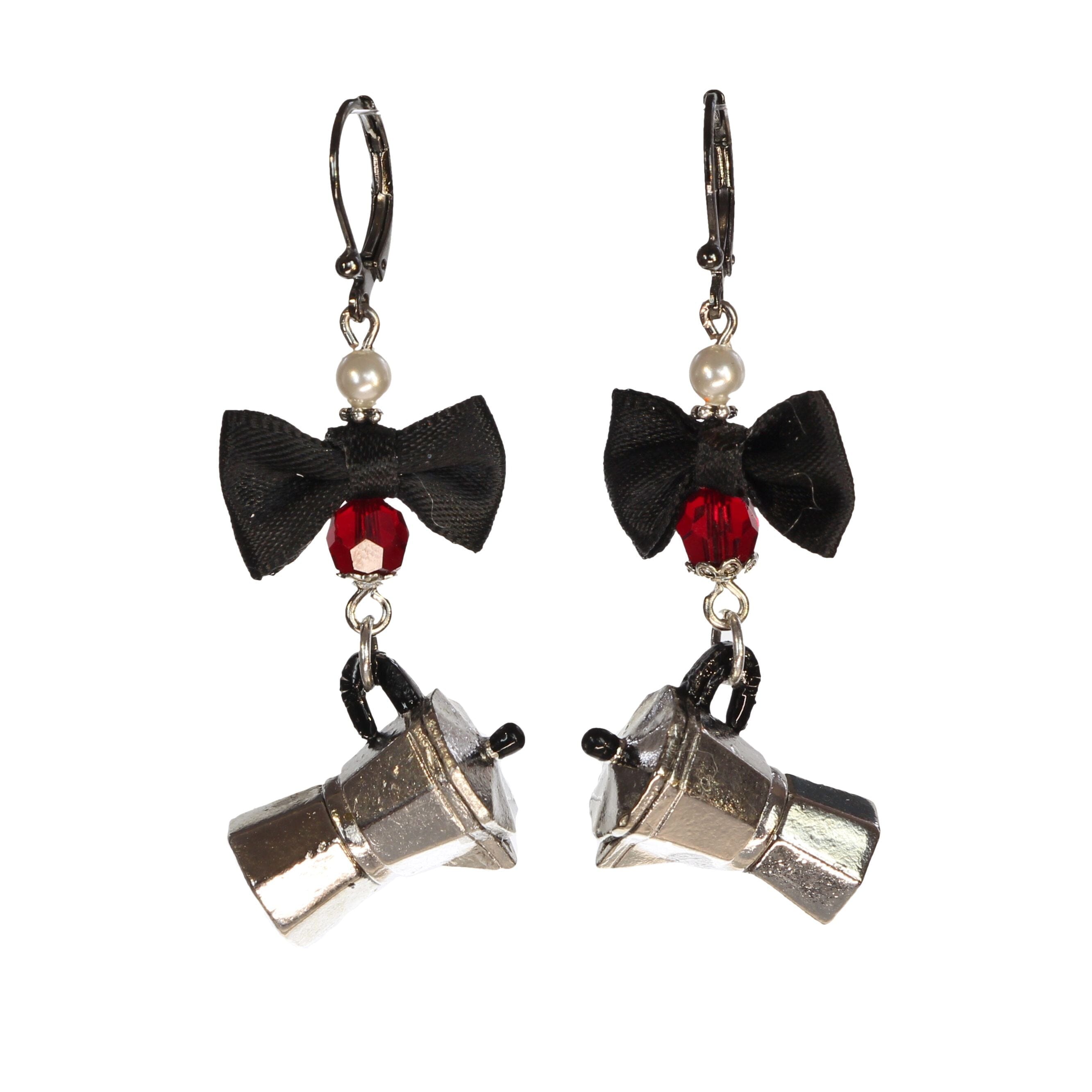 Espresso Kaffeekocher Ohrringe