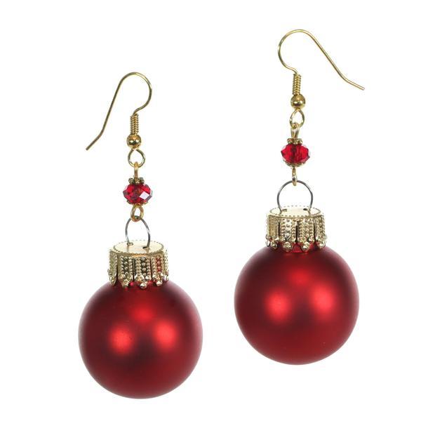 Christbaumkugel Ohrringe