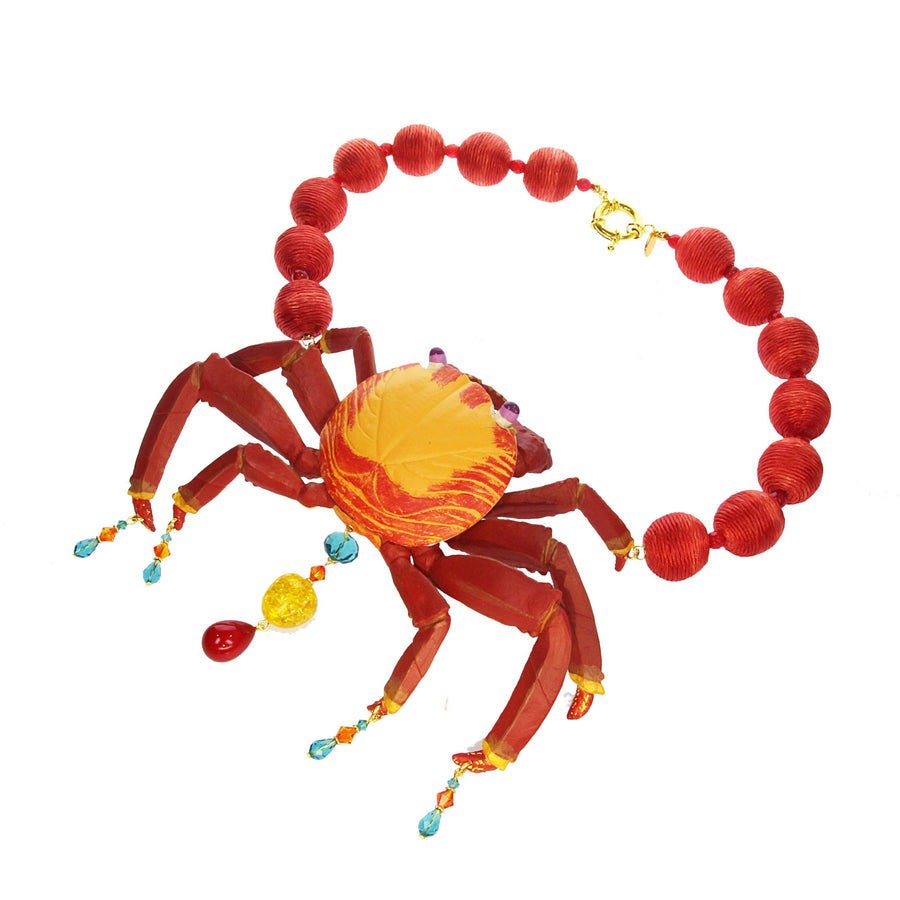 Crab necklace unique item