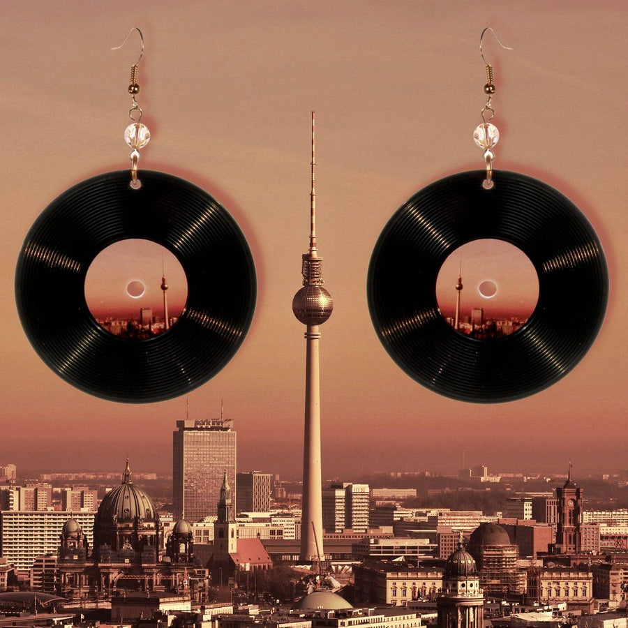 Vinyl Ohrringe 'Berlin'