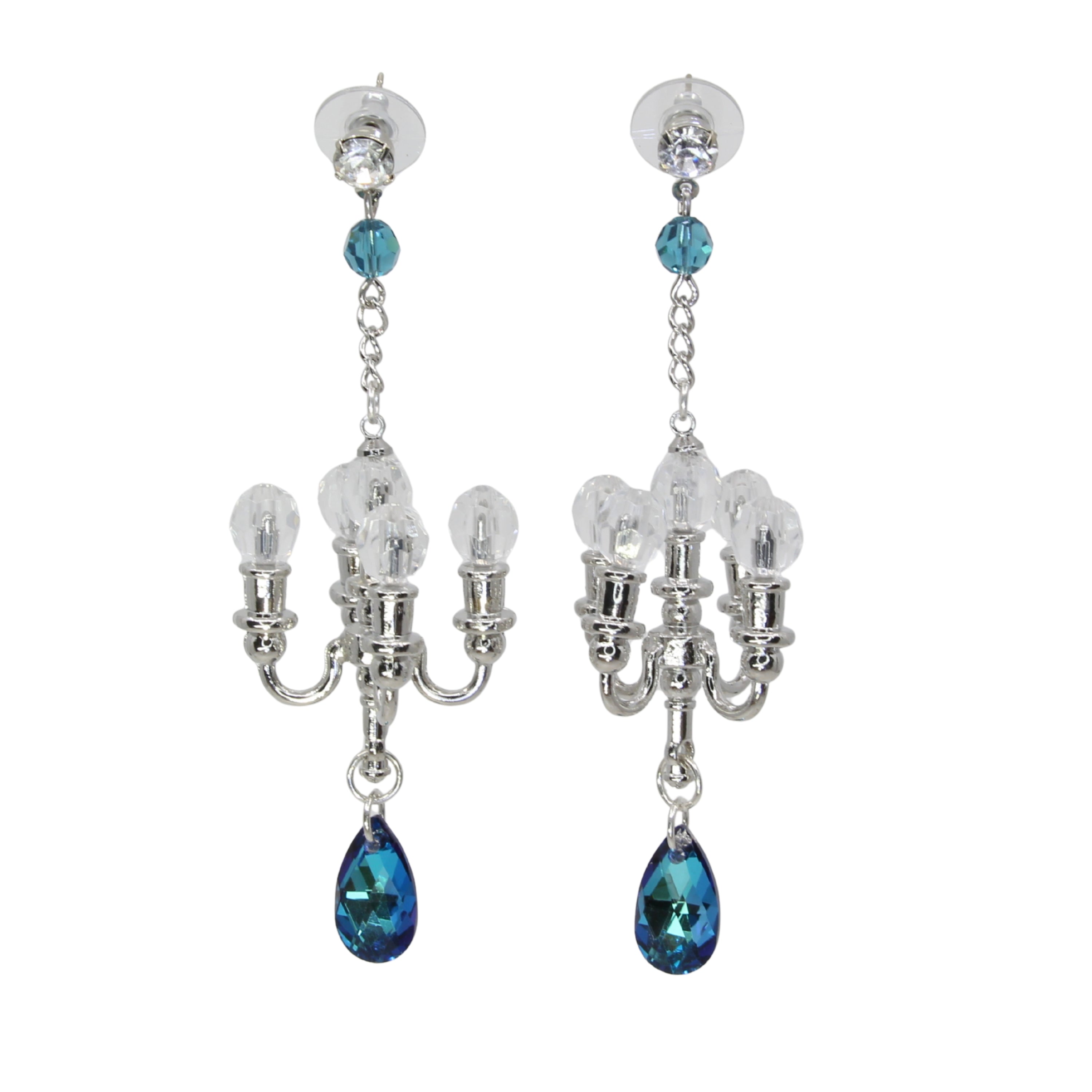 'Mini-Lüster' Ohrringe - handgefertigte Ohrhänger mit Kronleuchter von Tukadu