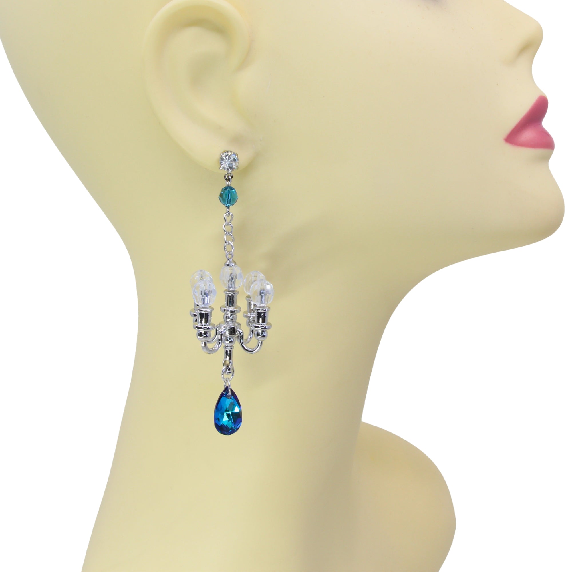 'Mini-Lüster' Ohrringe - handgefertigte Ohrhänger mit Kronleuchter von Tukadu