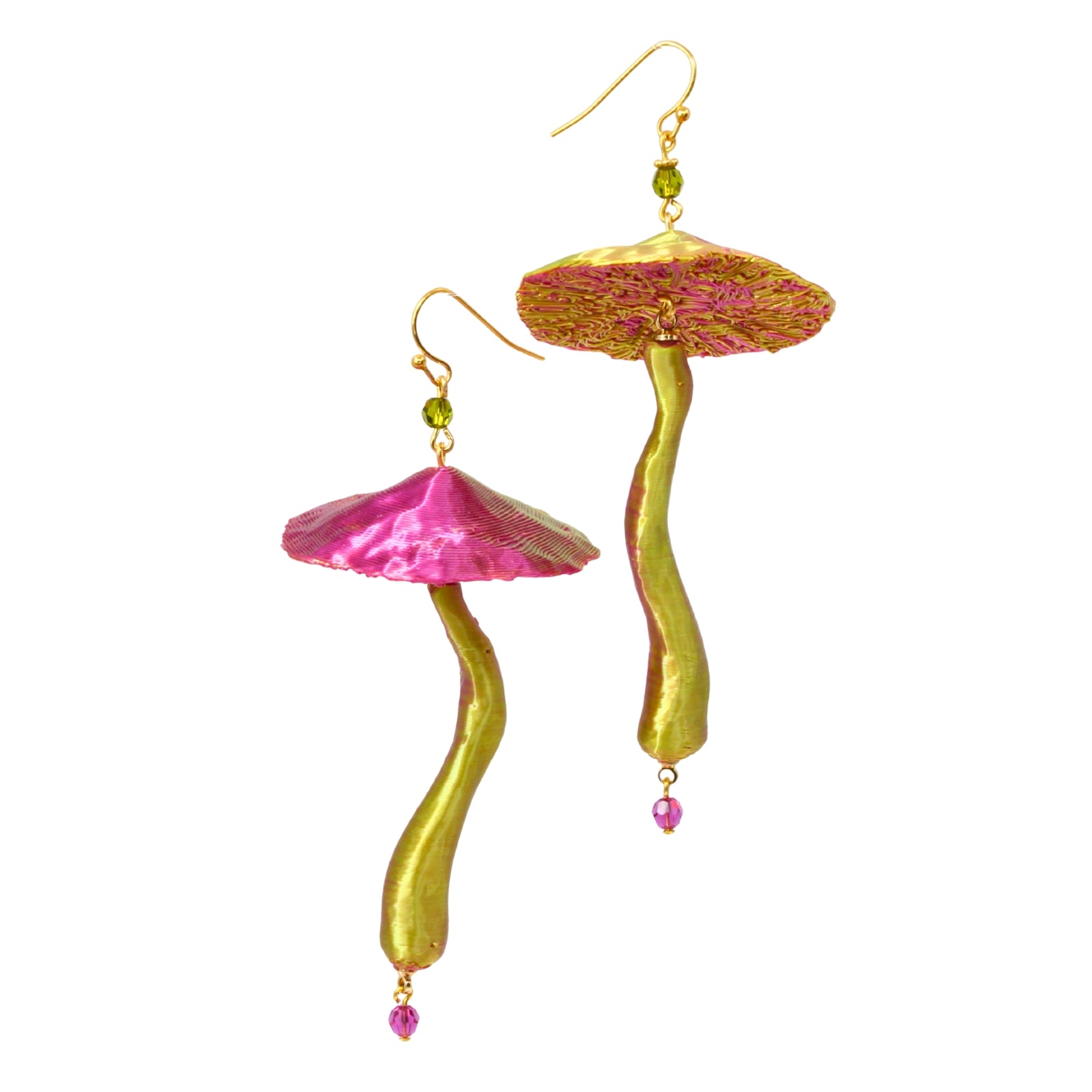 Wolkengeist – 3D-gedruckte Magic Mushroom Pilz-Ohrringe handmade by Tukadu