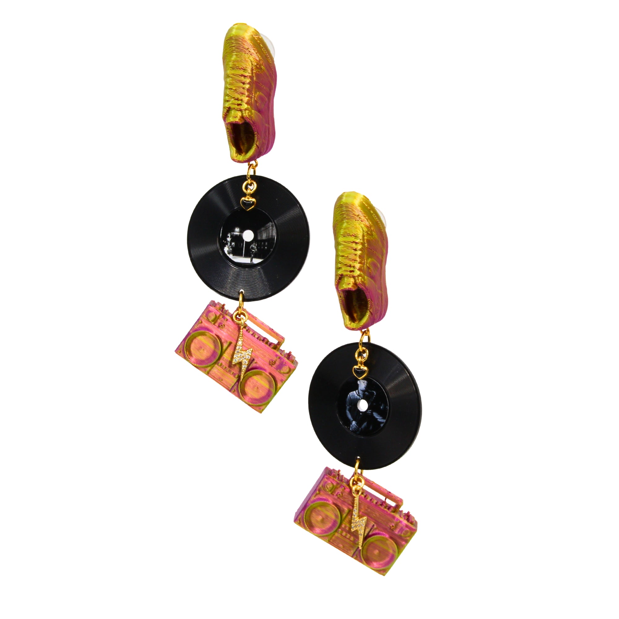 Tukadu Ohrringe 'Berlin Beat x Sax Cowboy'