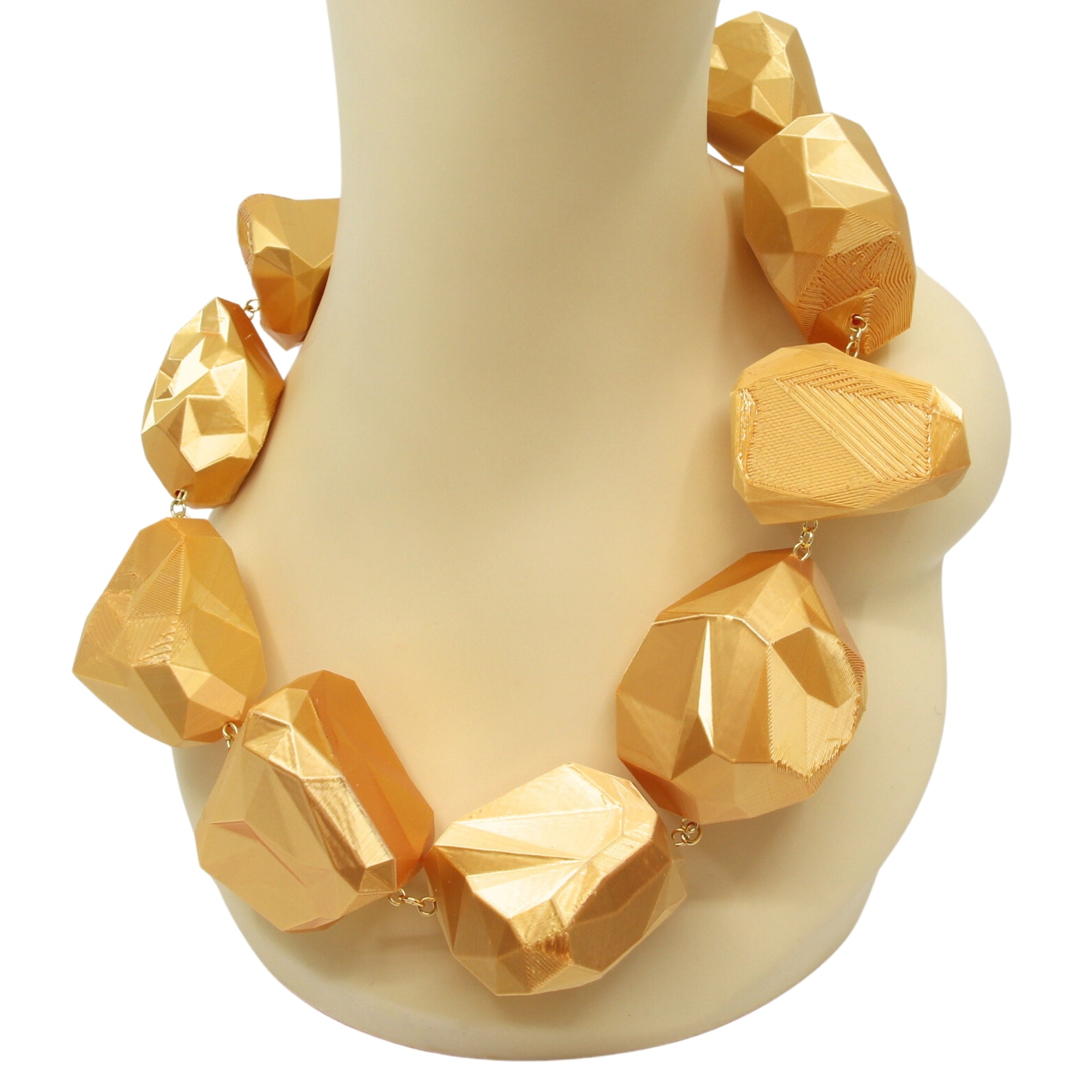 Tukadu Collier 'Cyber Gold Nuggets'