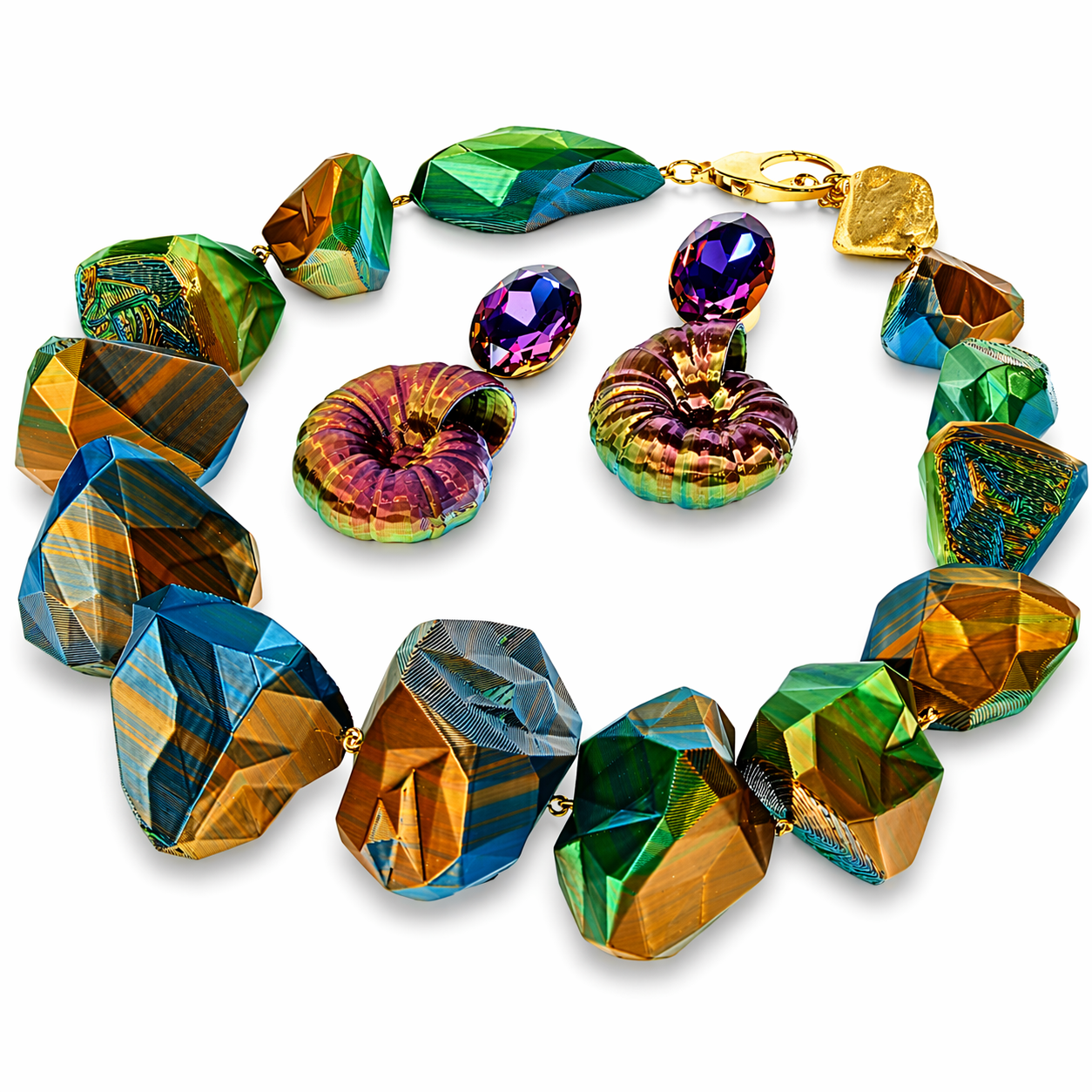 Tukadu Collier 'Cyber Rocks'