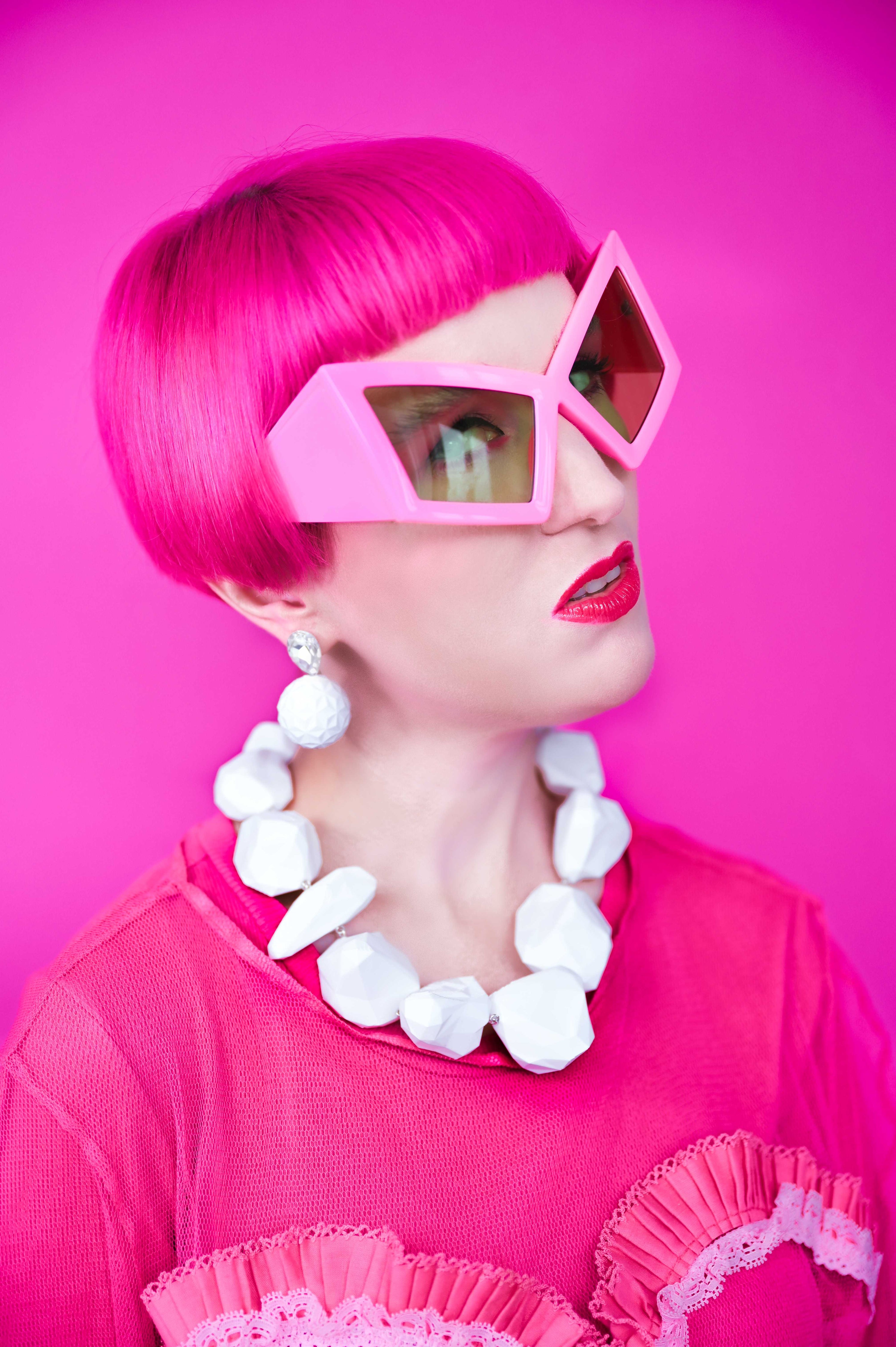 Tukadu Collier 'Pop Rocks'-White-3D-gedrucktes Statement-Piece