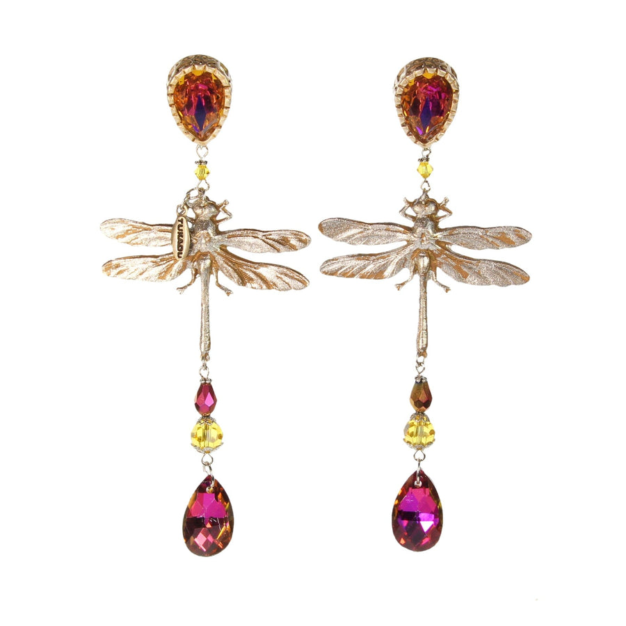 Vintage dragonfly earrings