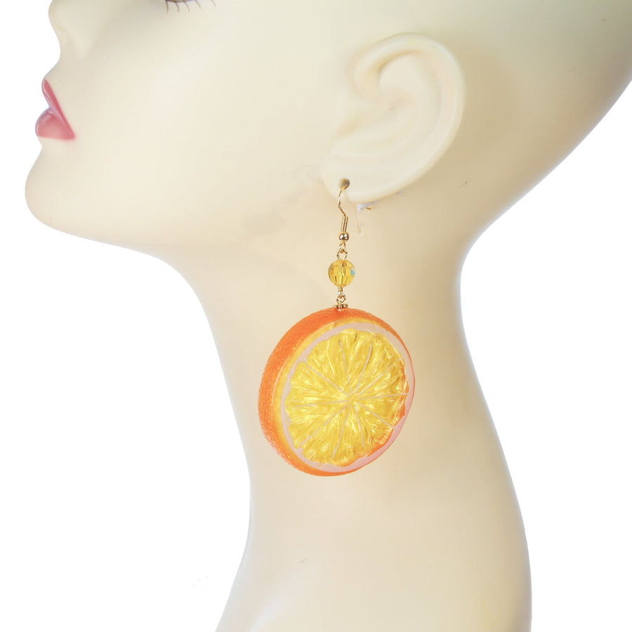 Fruchtige Orangen Ohrringe