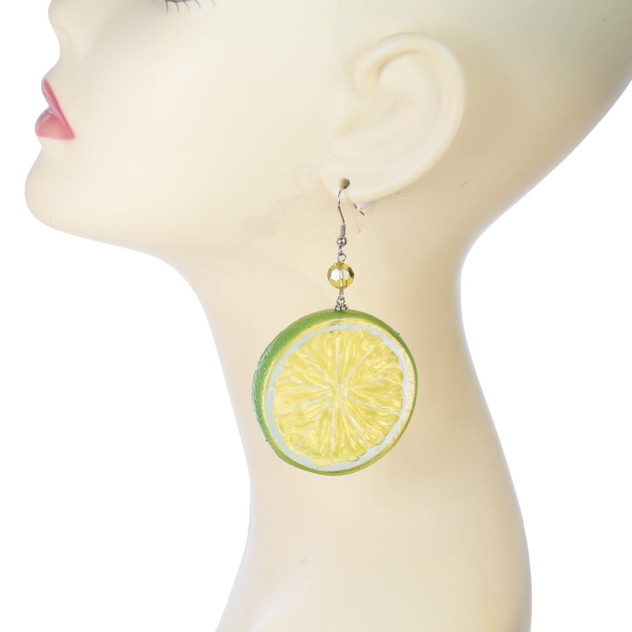 Fruchtige Limetten Ohrringe