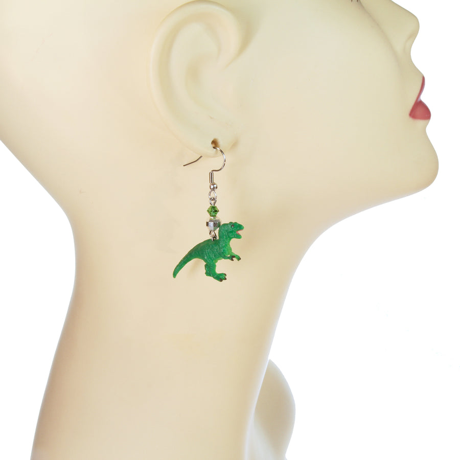 Tierfigur Ohrringe 'Dinosaurier'