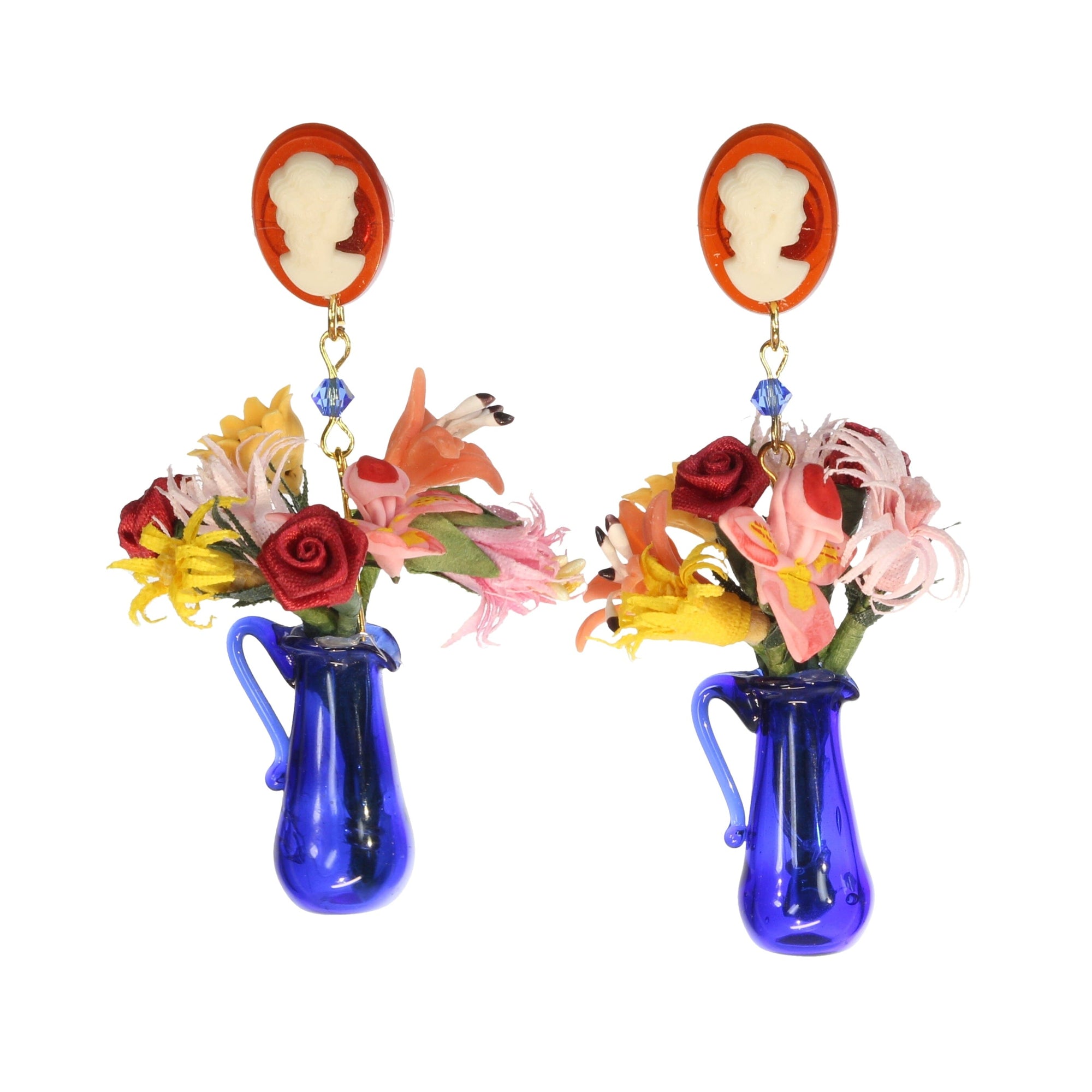 Blumenvase Ohrringe