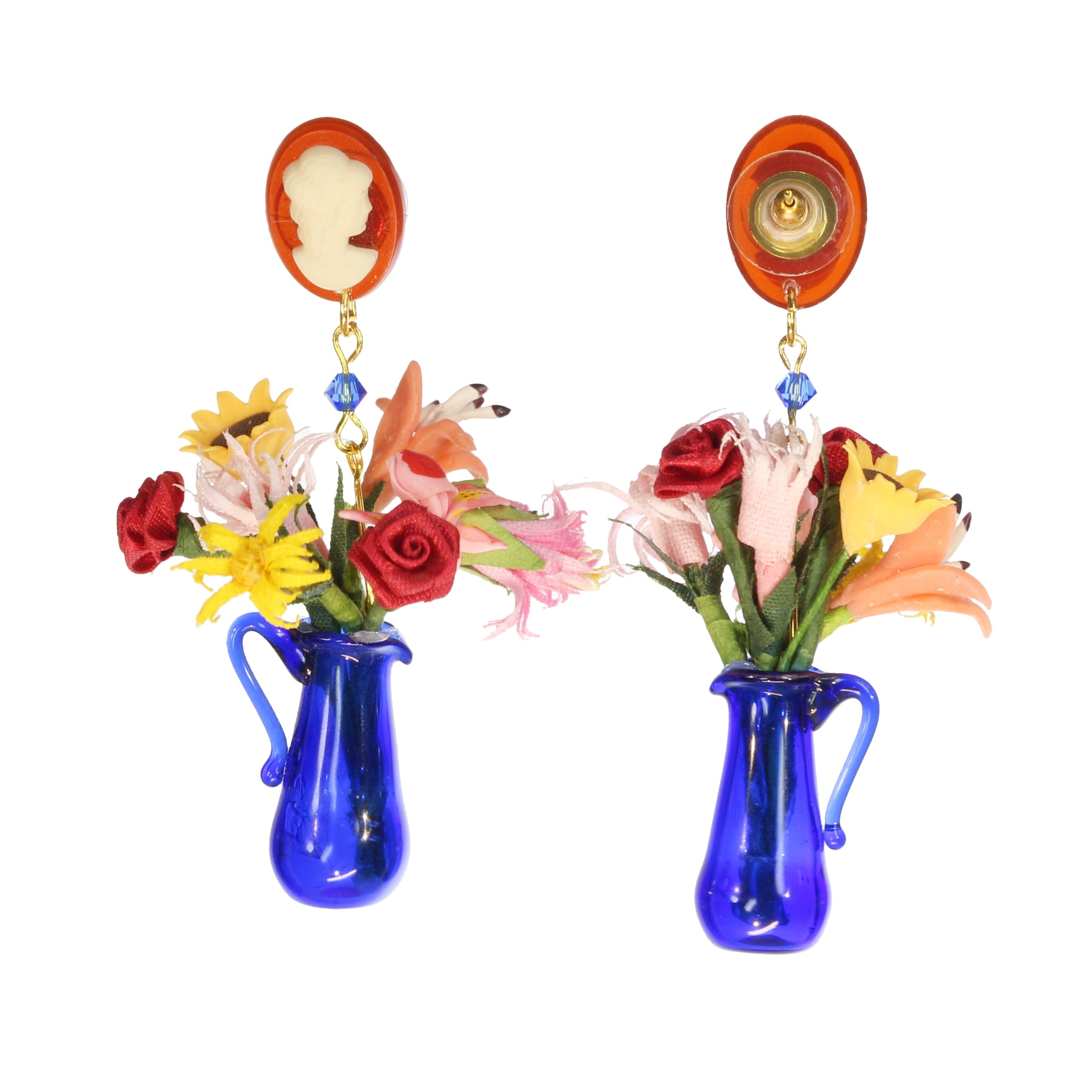 Blumenvase Ohrringe