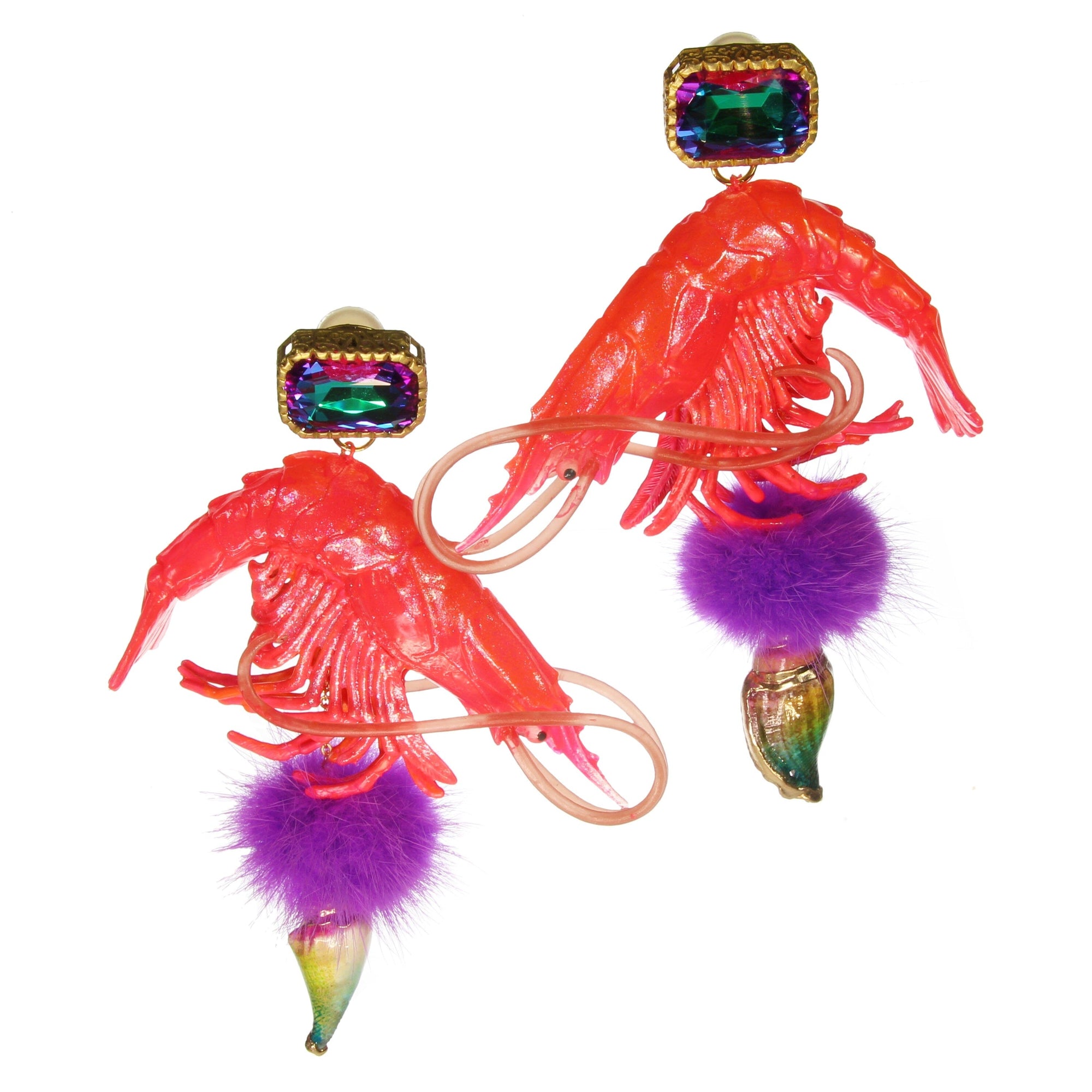 Tierfigur Ohrringe 'Riesengarnele'