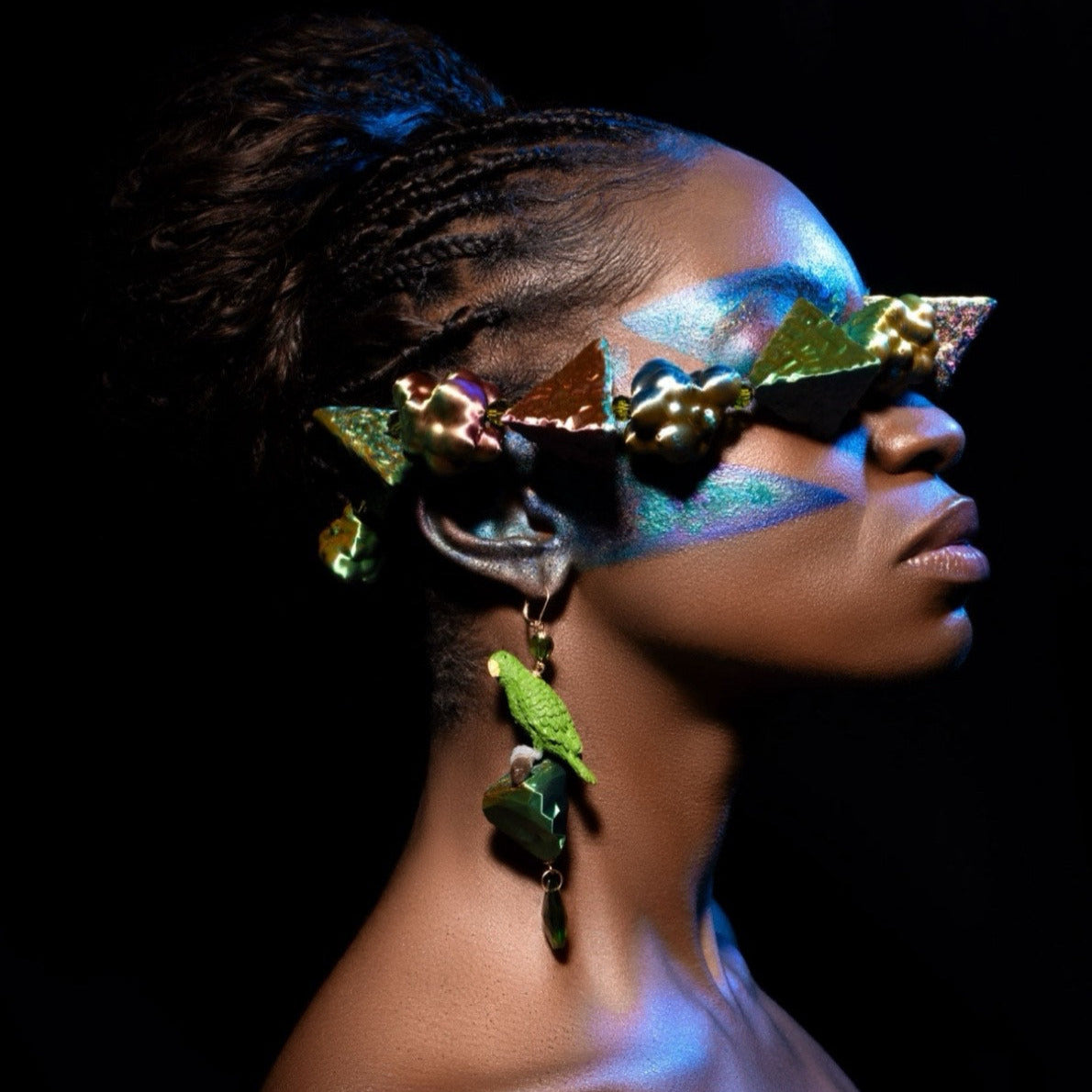 Tukadu Collier 'Bubbles & Pyramids'