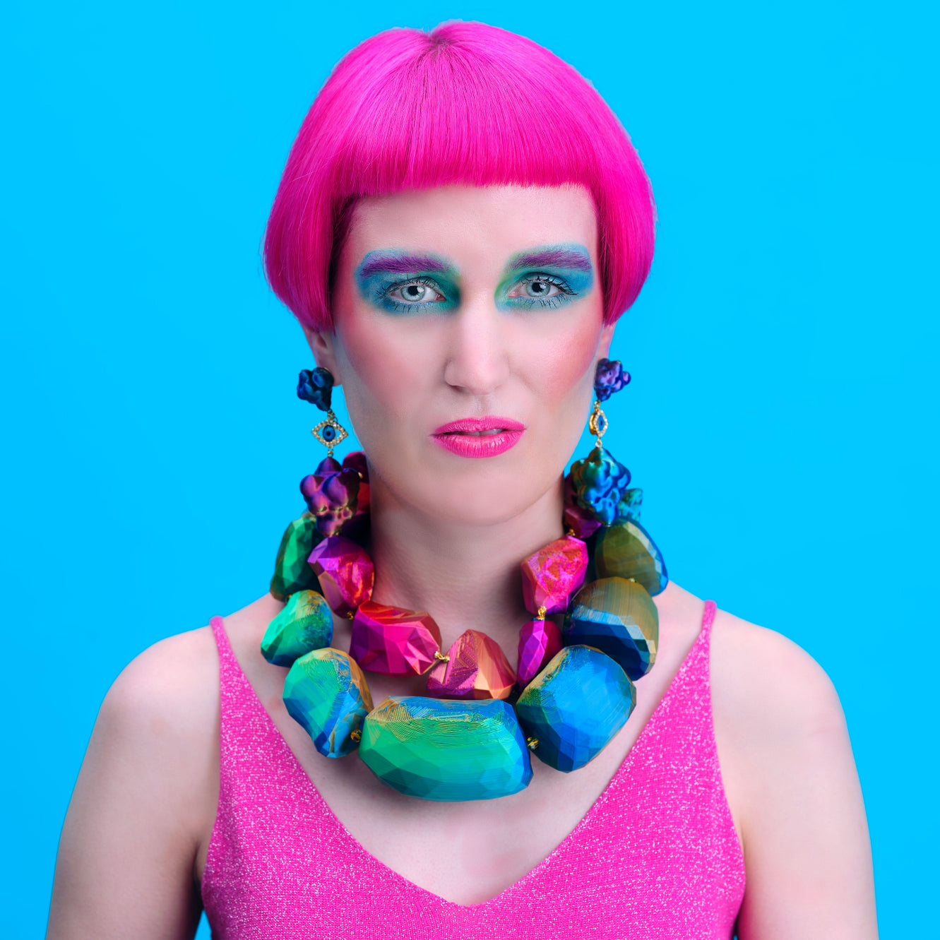 Tukadu Collier 'Polygon Rocks'