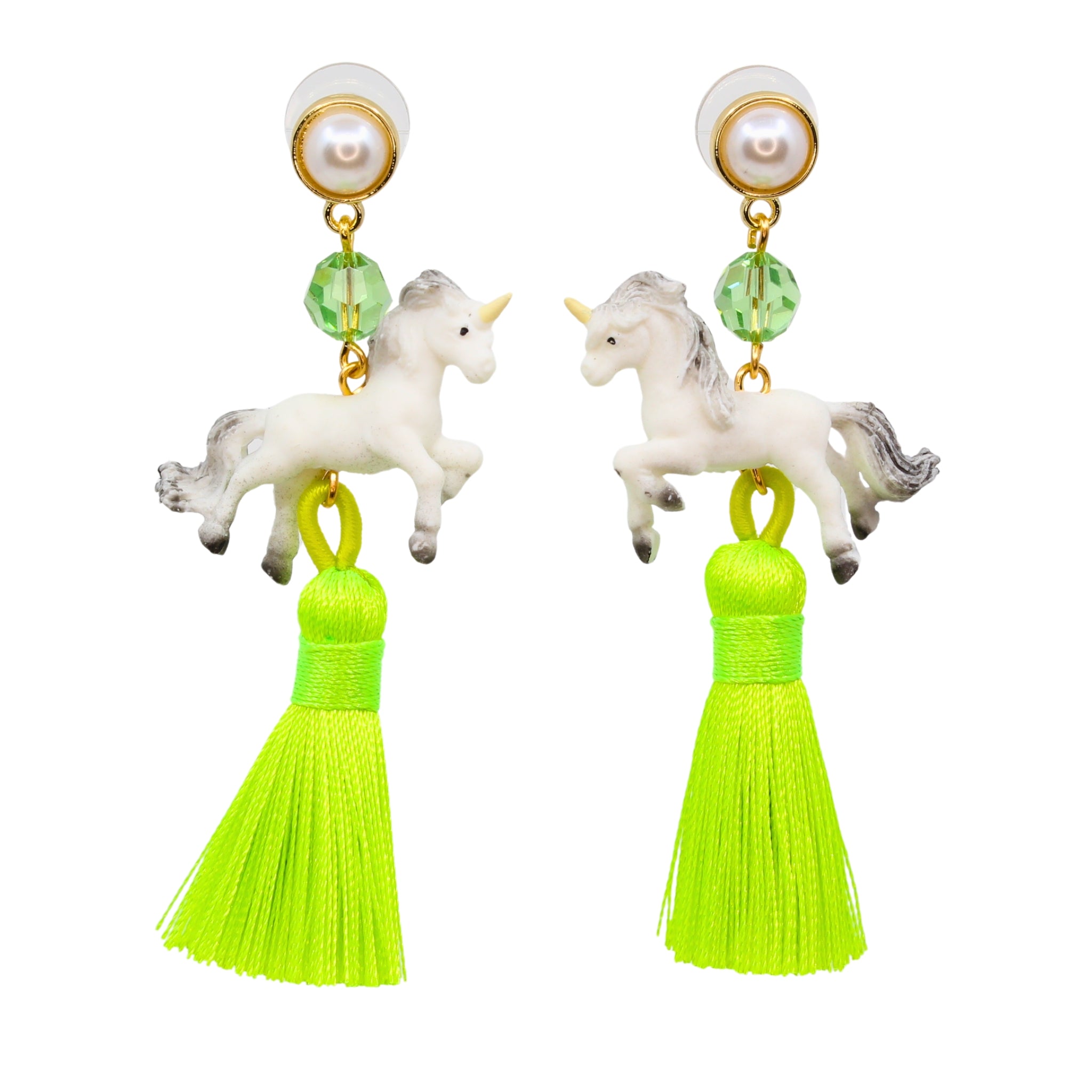 Tukadu Ohrringe 'Jumping Unicorn'