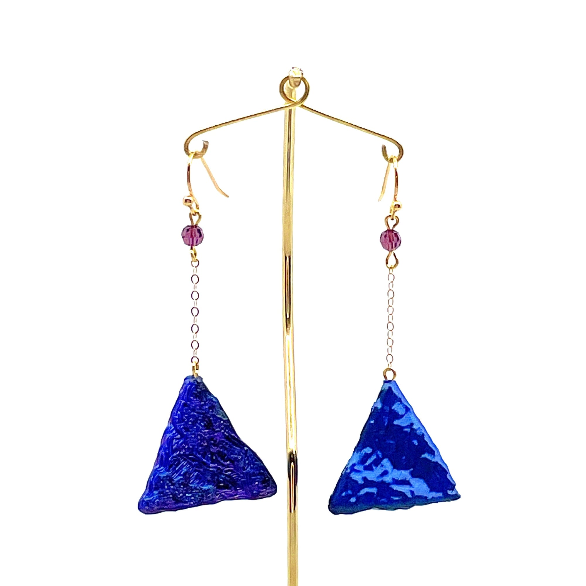 Tukadu Ohrringe 'Pyramids pendulum'