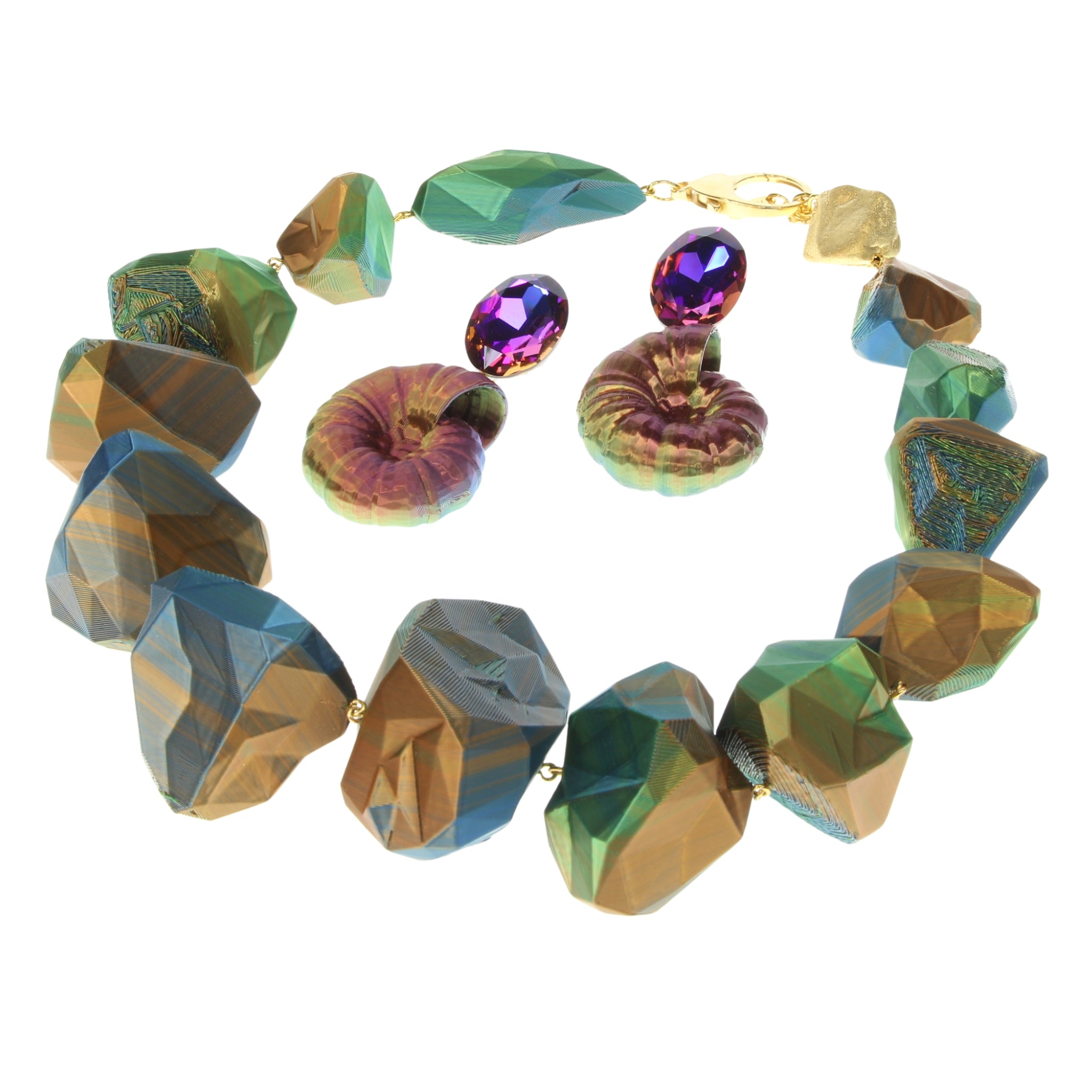 Tukadu Collier 'Cyber Rocks'