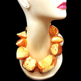 Collier 'Cyber Gold Nuggets'