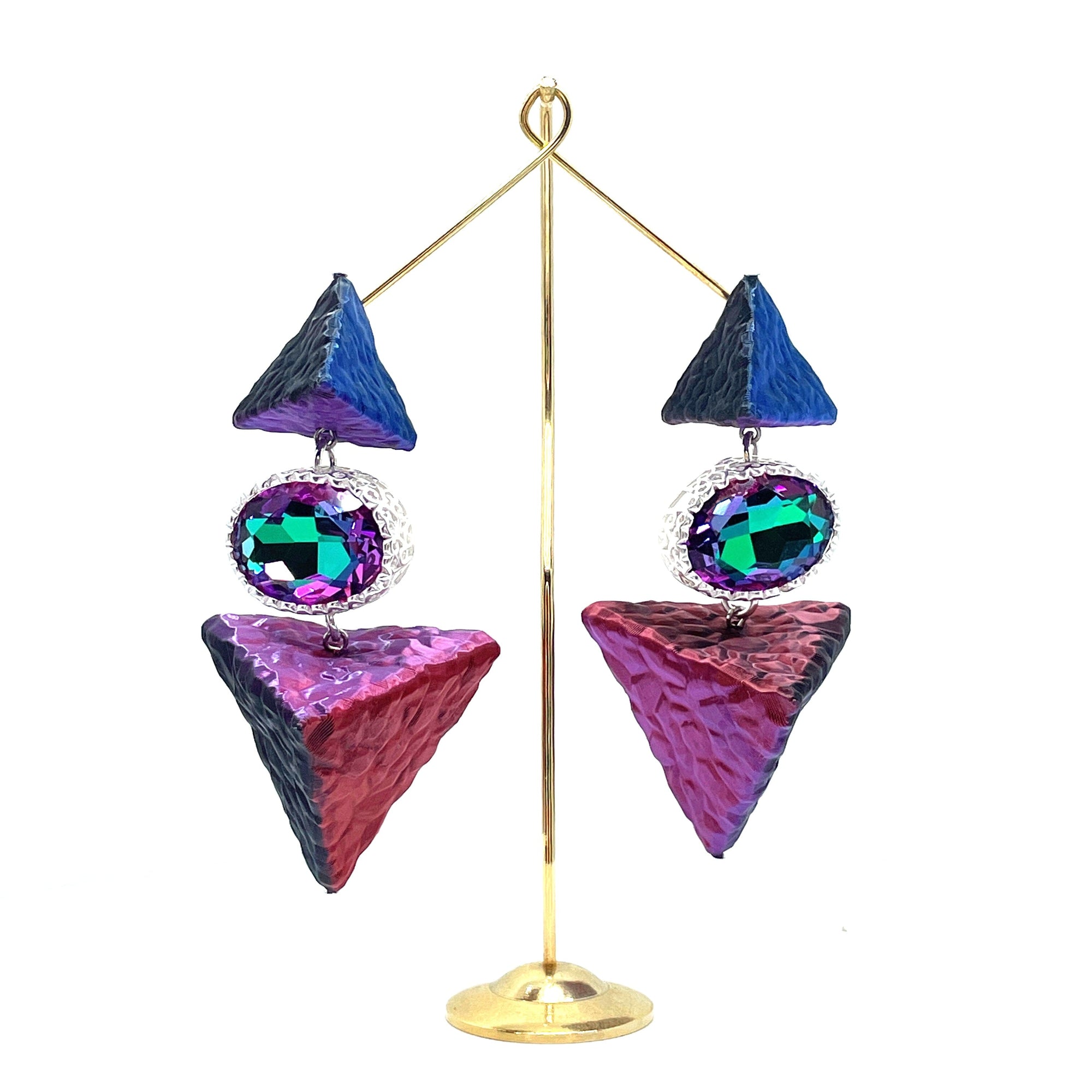 Tukadu Ohrringe 'Pyramid portal'