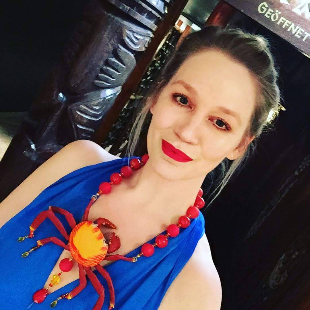Crab necklace unique item
