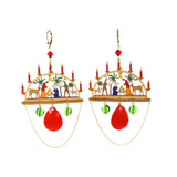 Christmas earrings Schwibbogen