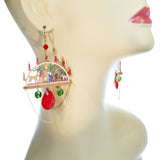 Christmas earrings Schwibbogen