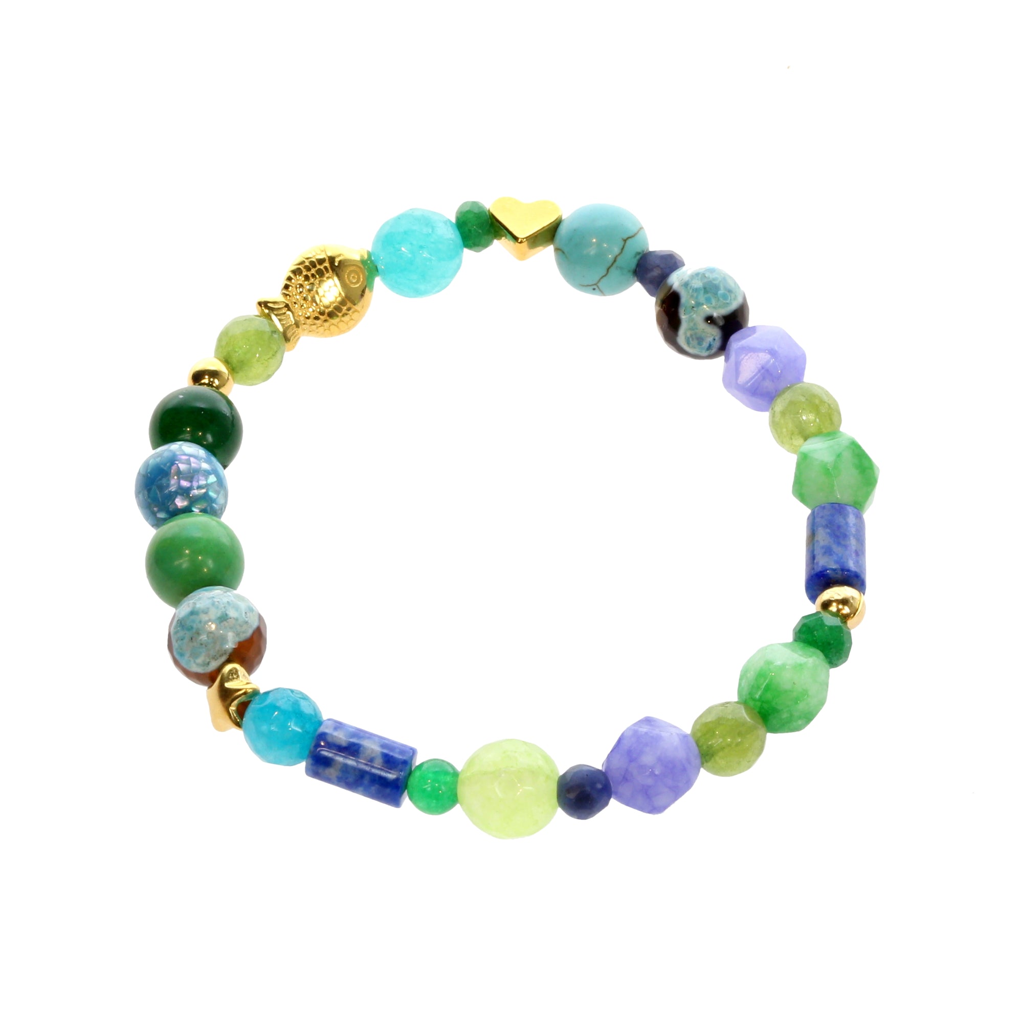 semi-precious stone bracelet
