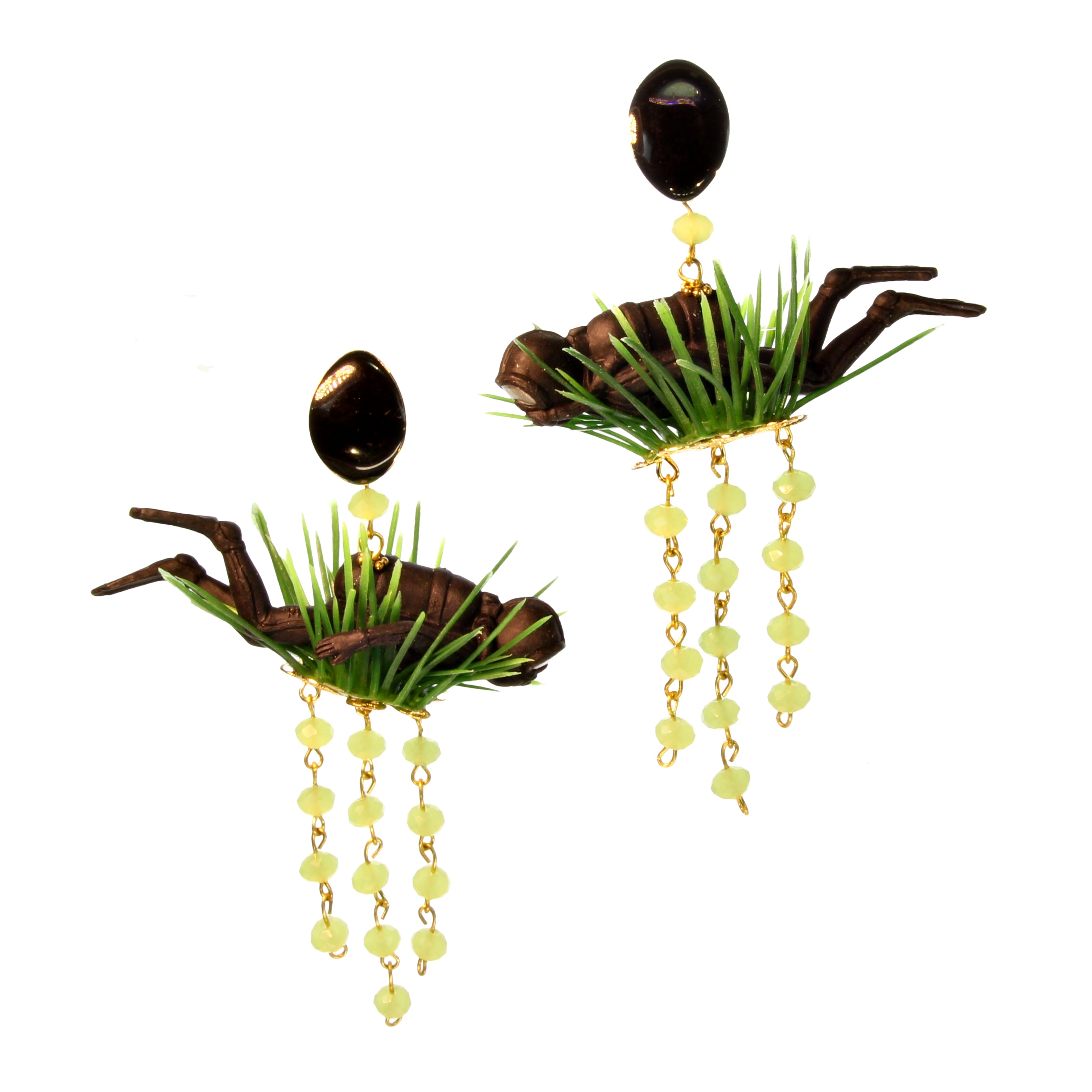Deep sea diver stud earrings