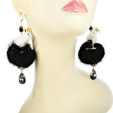 Snow Owl Earrings