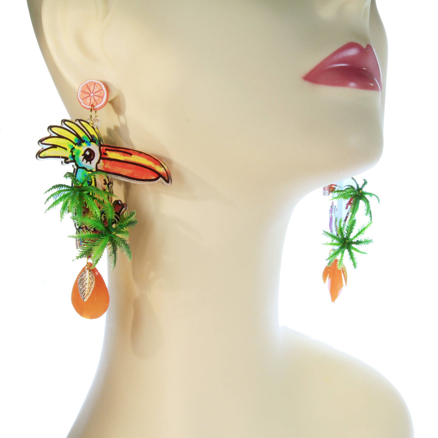 Tukadu Jungle Label earrings
