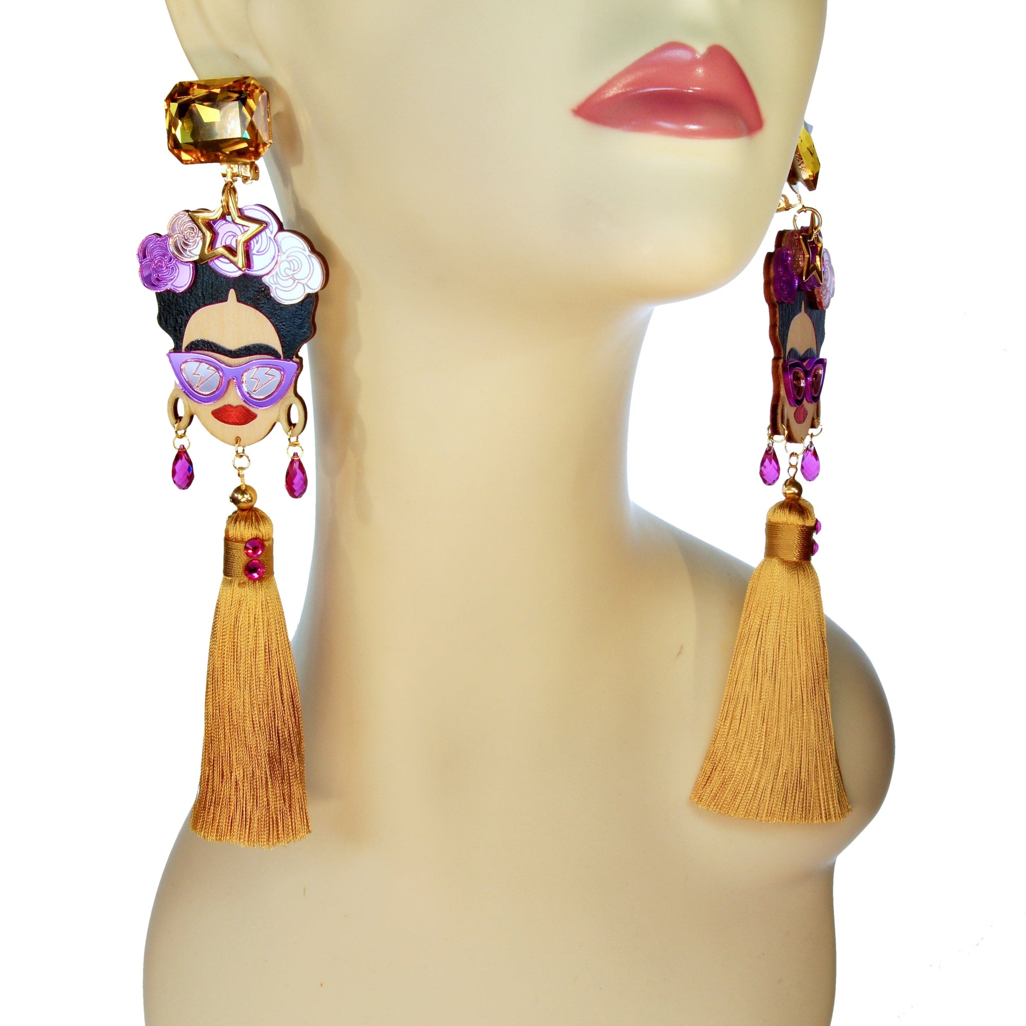 Viva la Frida Ohrclips