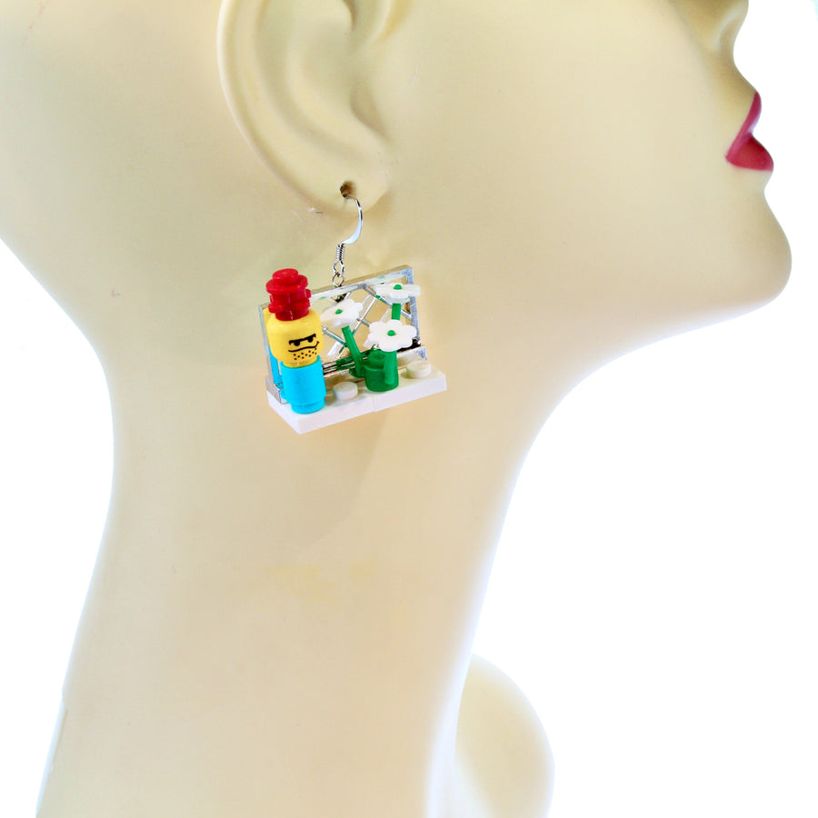 Building Block Dwarf Earrings