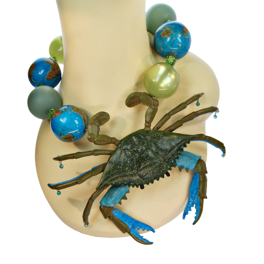 Crab necklace unique item