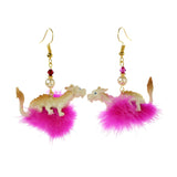 Mini animal on Puschel earrings