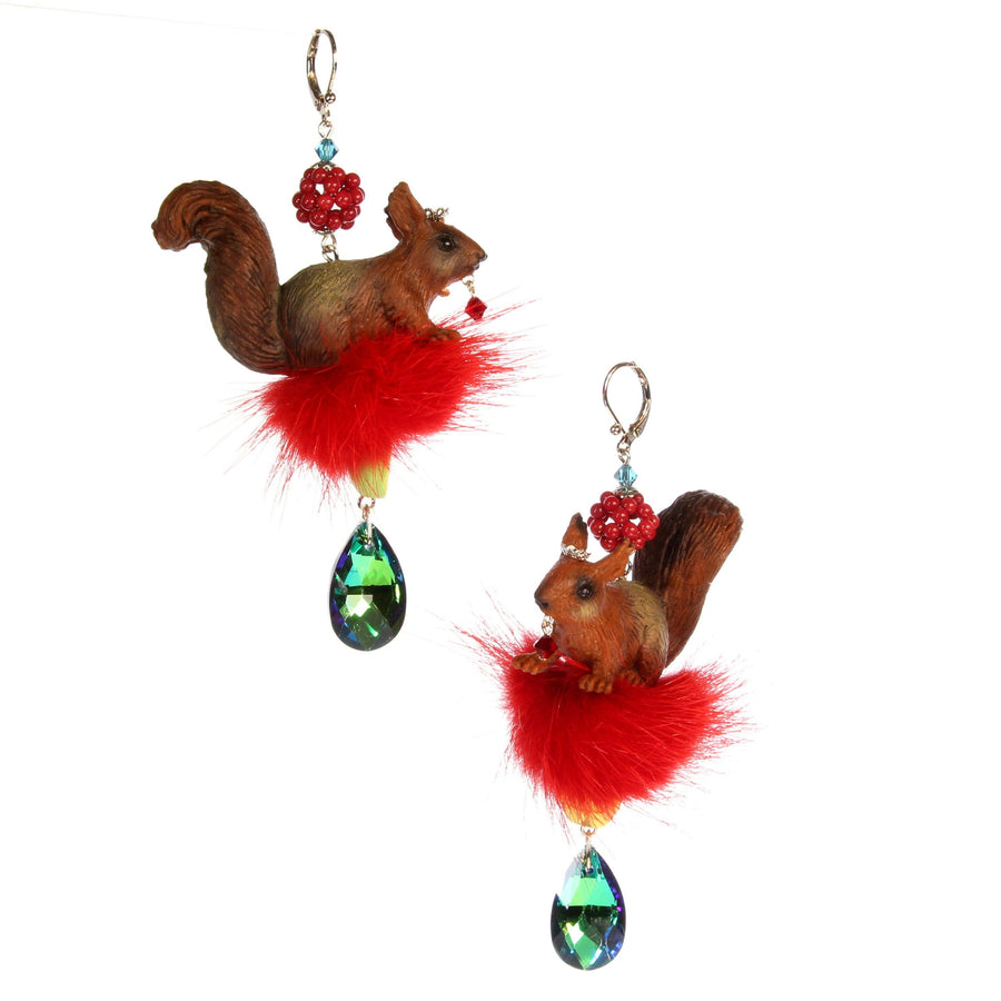 Squirrel Earrings