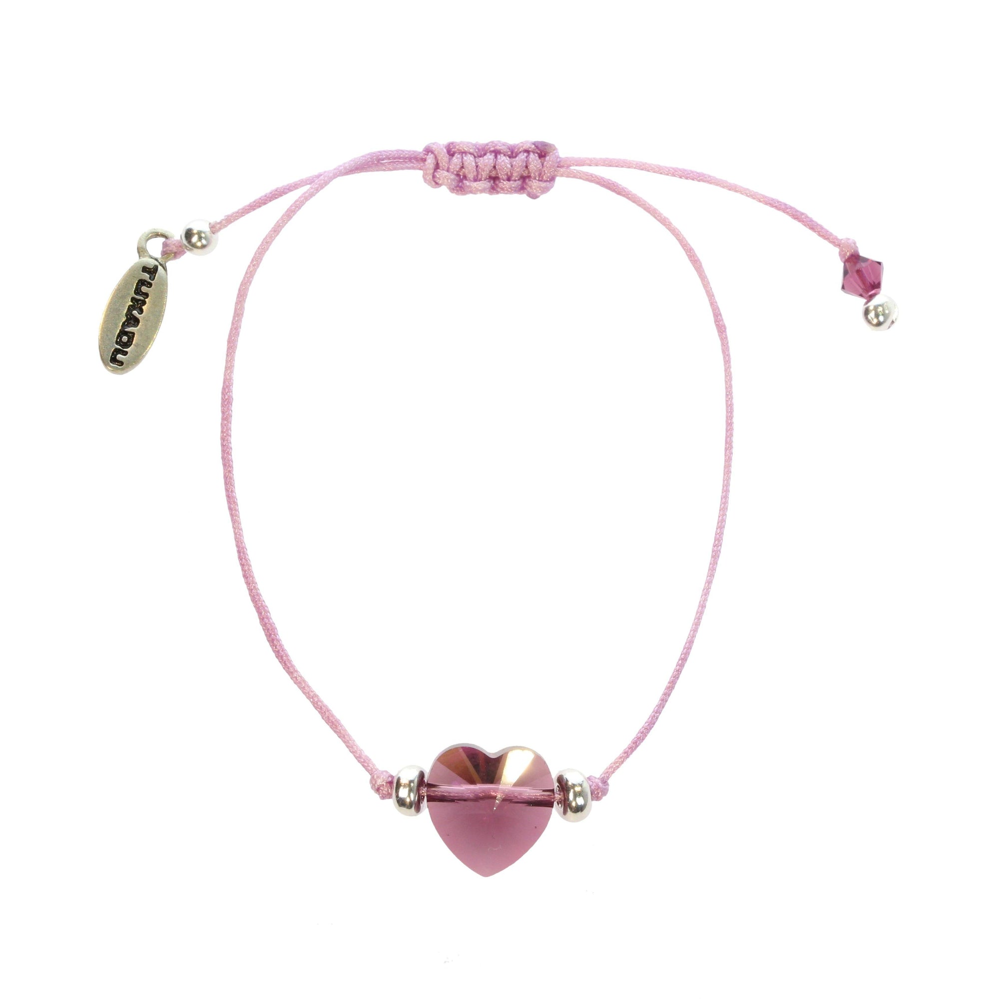 Herz Armband mit Swarovski Crystals