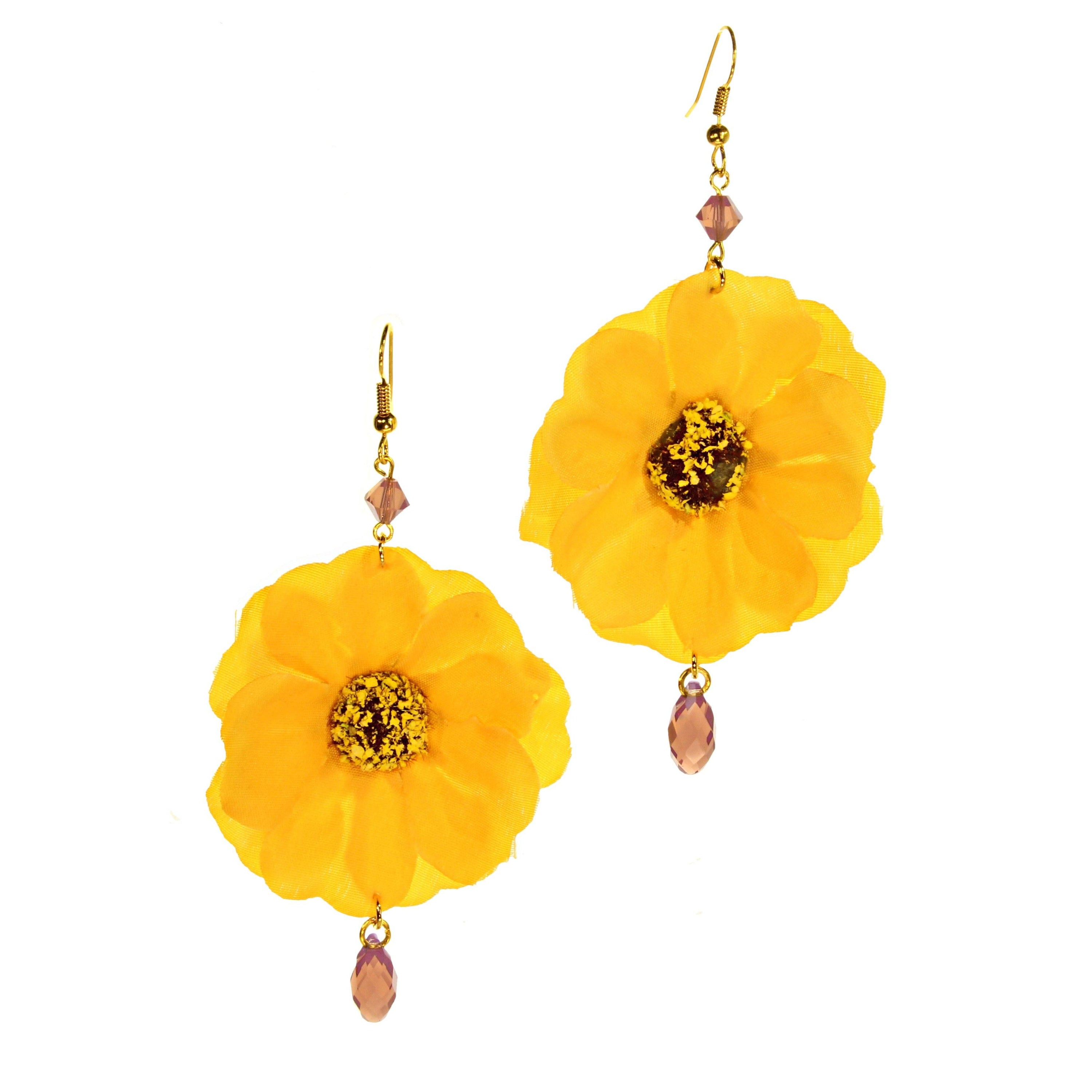 Field flower earrings