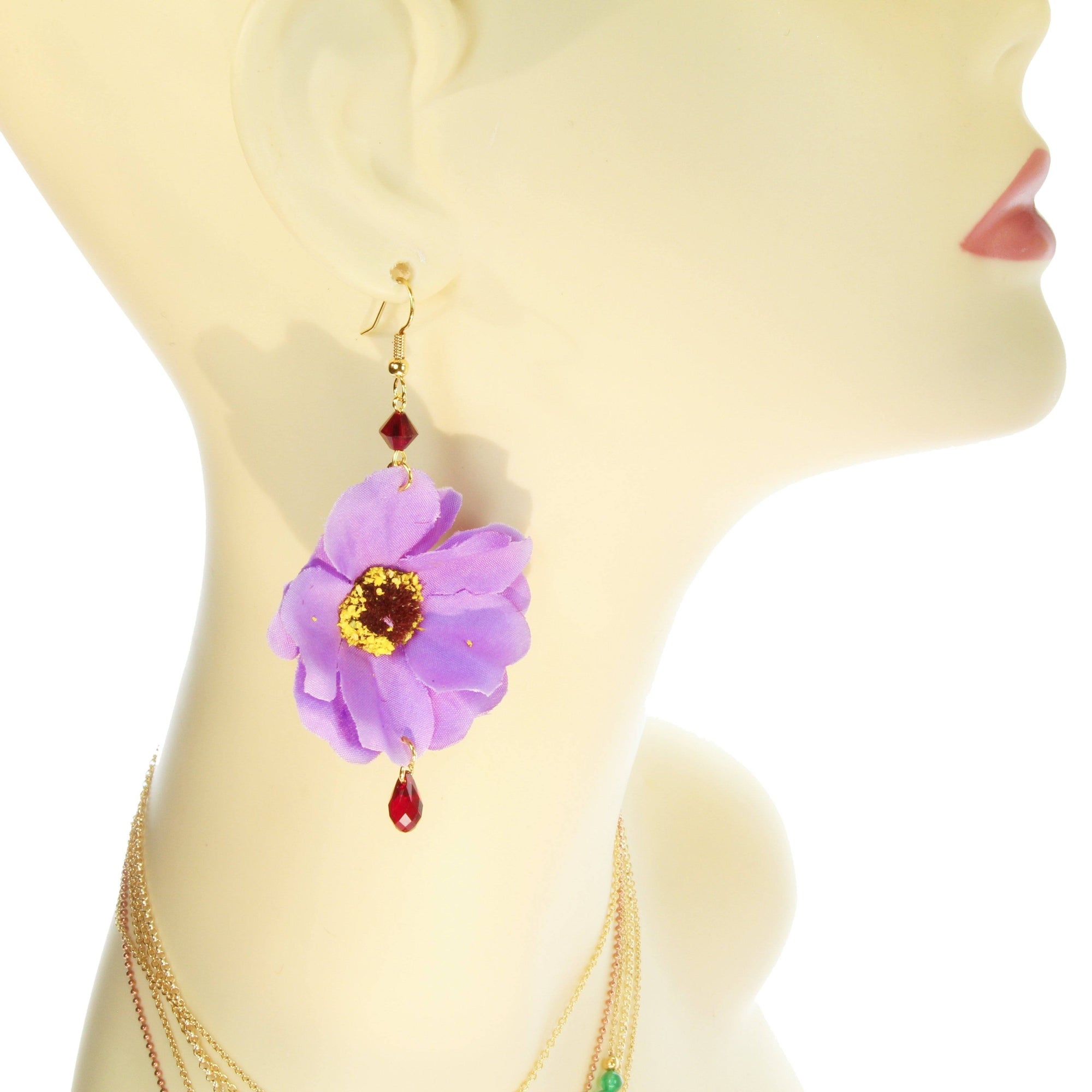 Field flower earrings