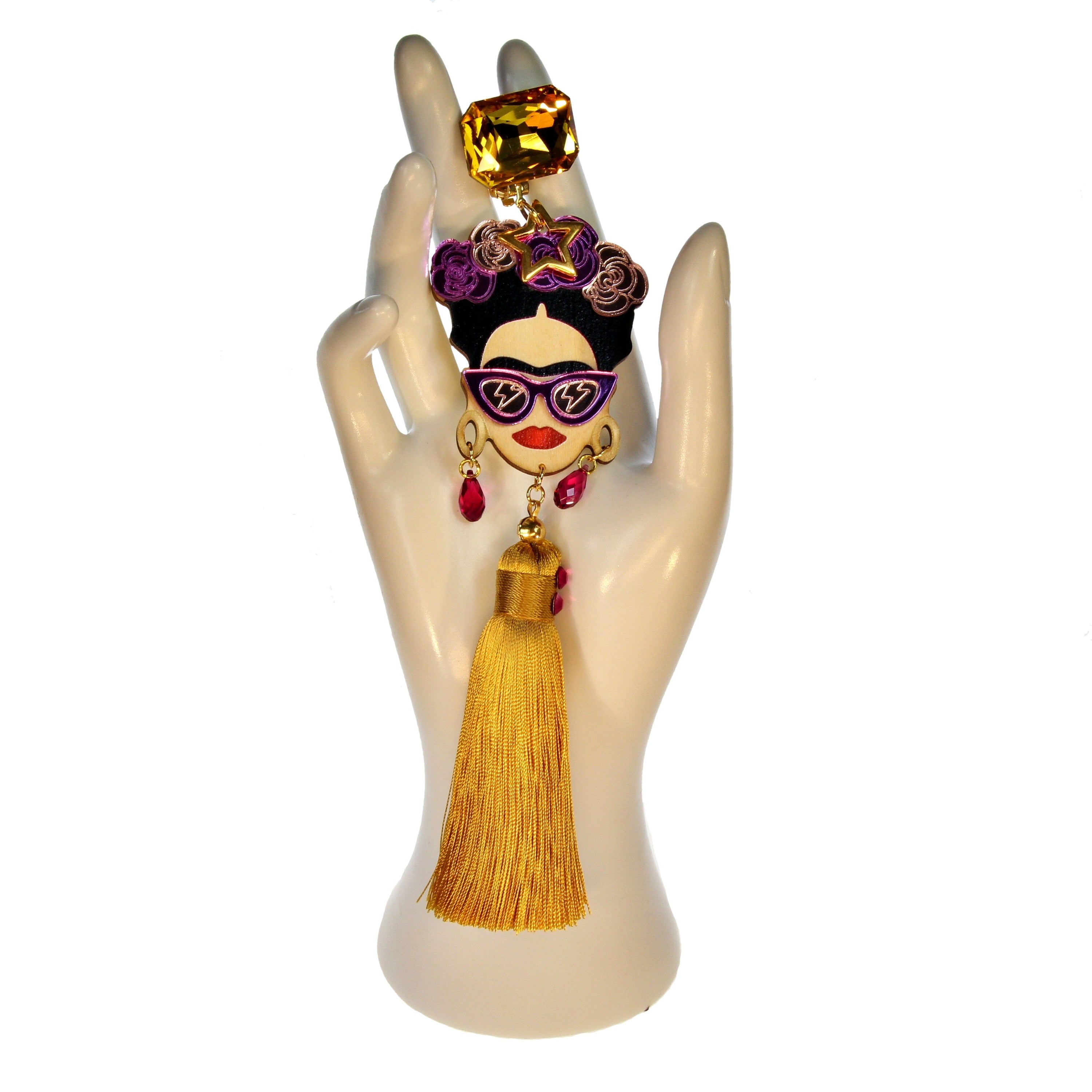 Viva la Frida Ohrclips