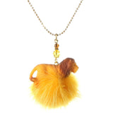 Animal with fur necklace