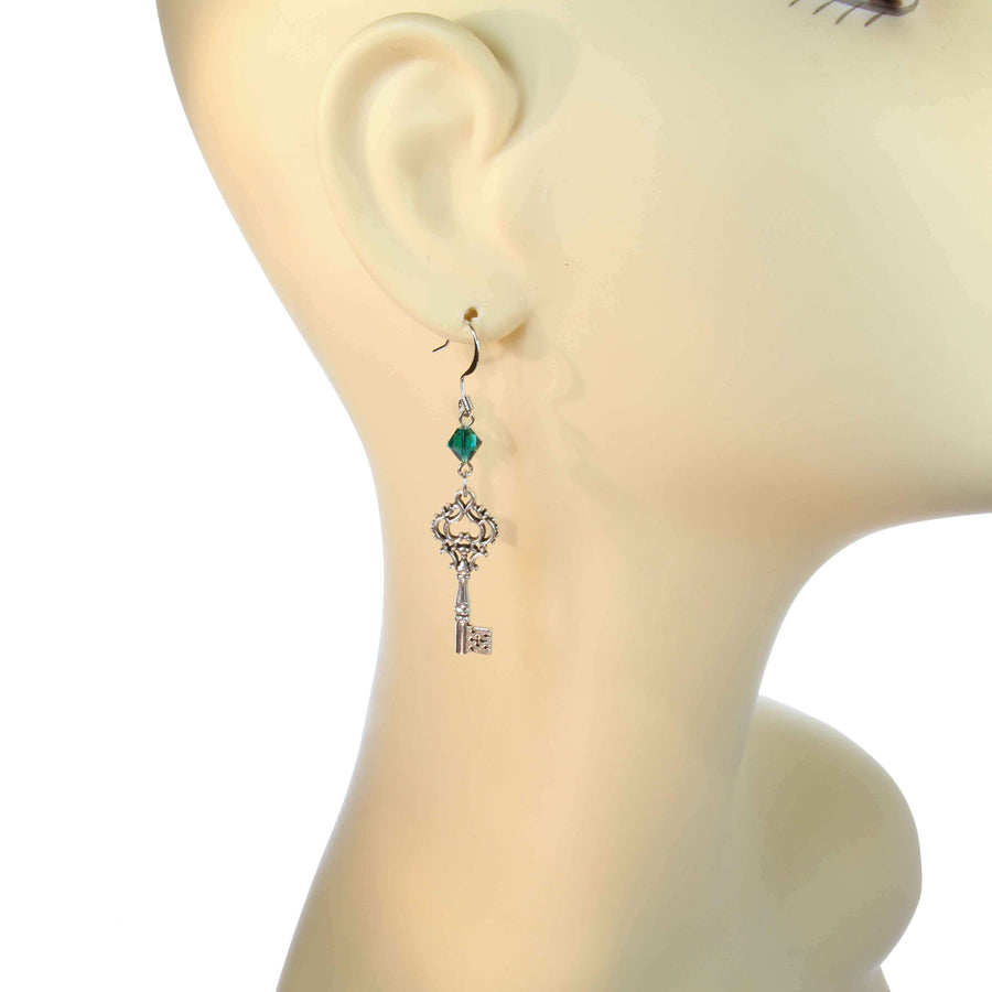 key earrings