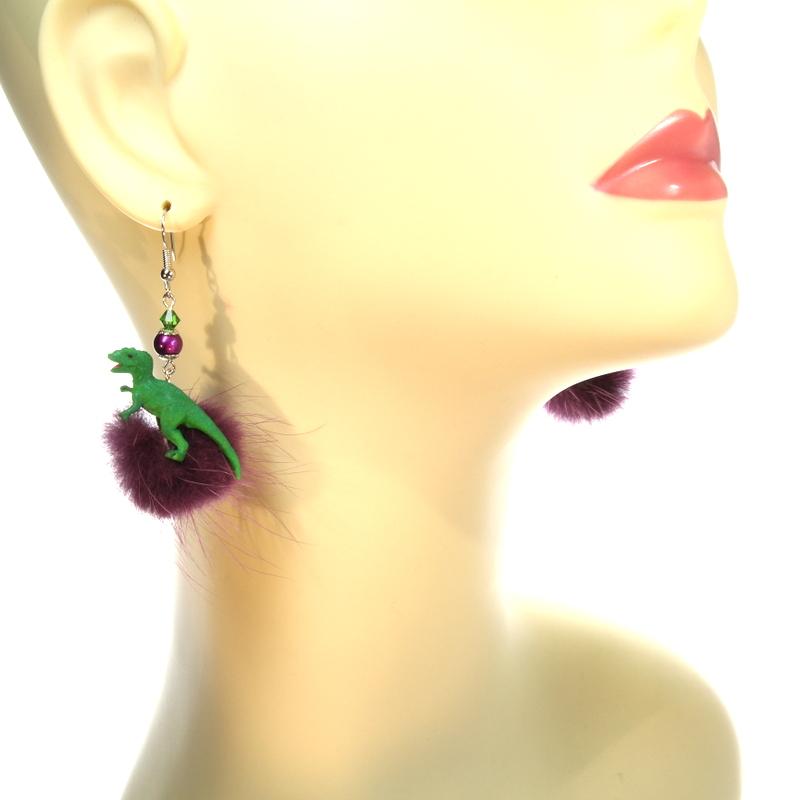 reptilian earrings