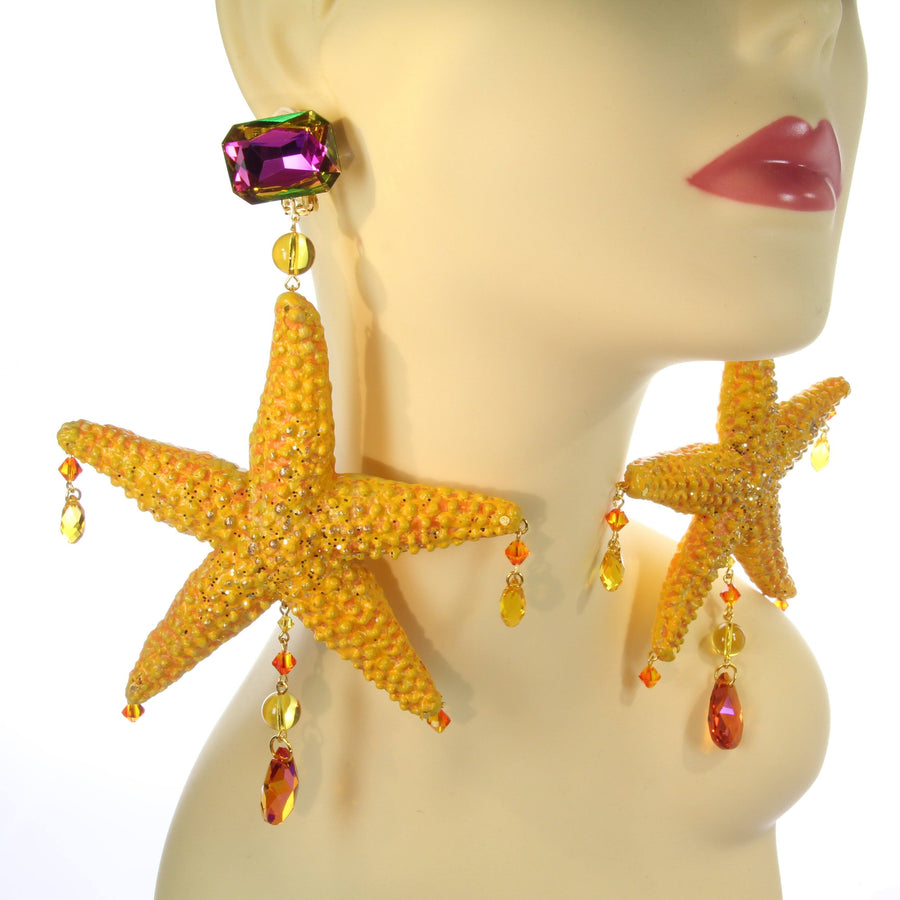 Starfish Clip Earrings