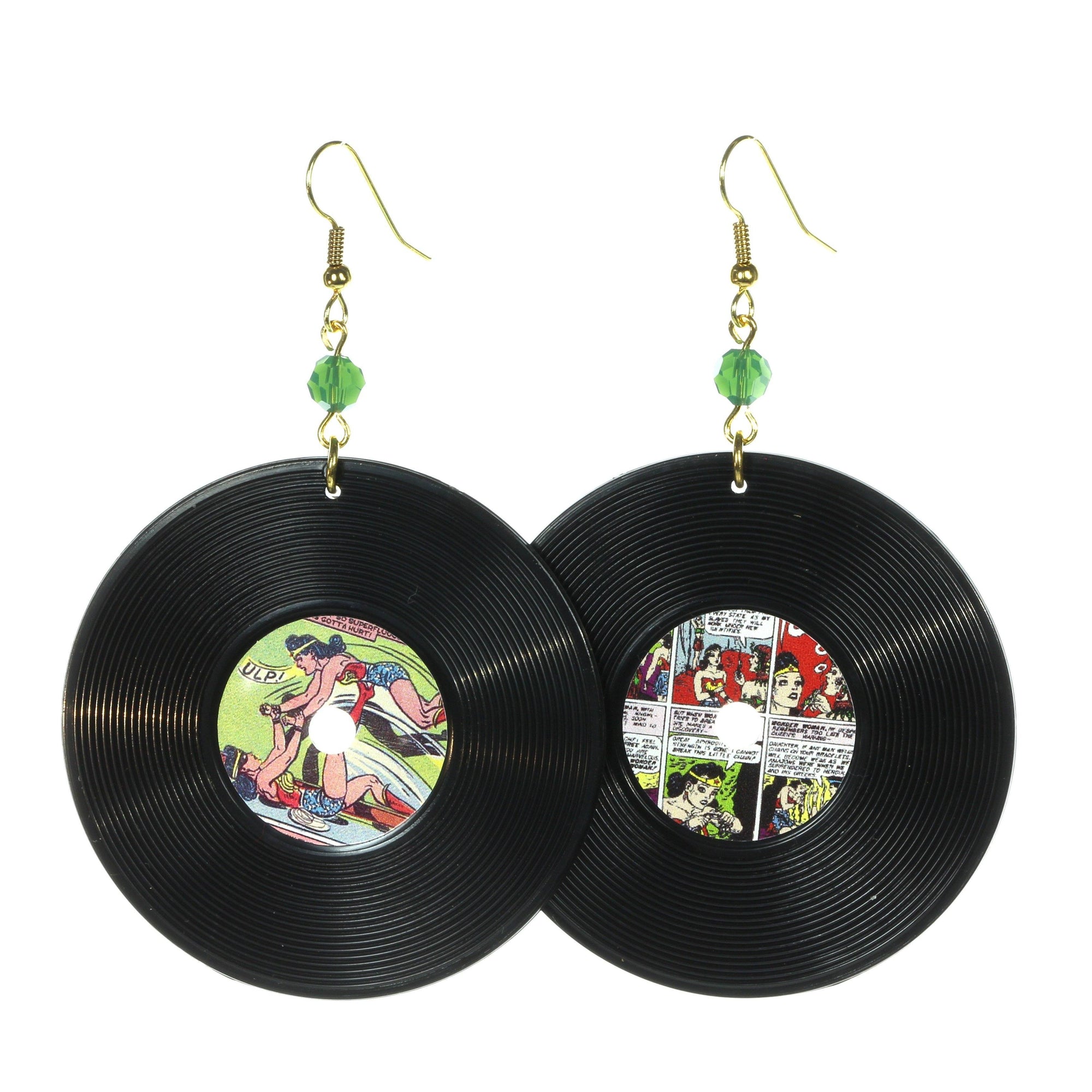 Schallplatten Ohrringe XXL