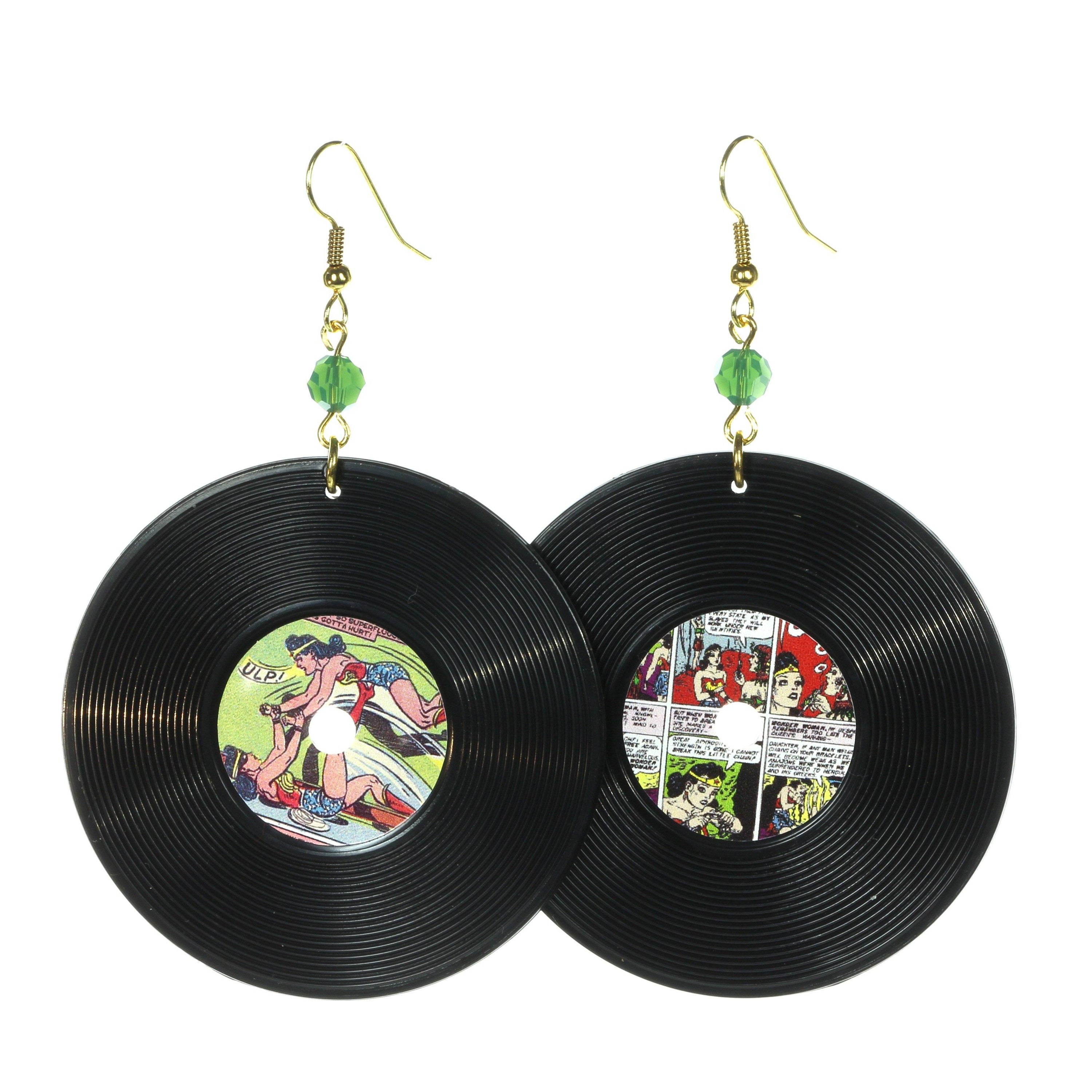 Schallplatten Ohrringe XXL