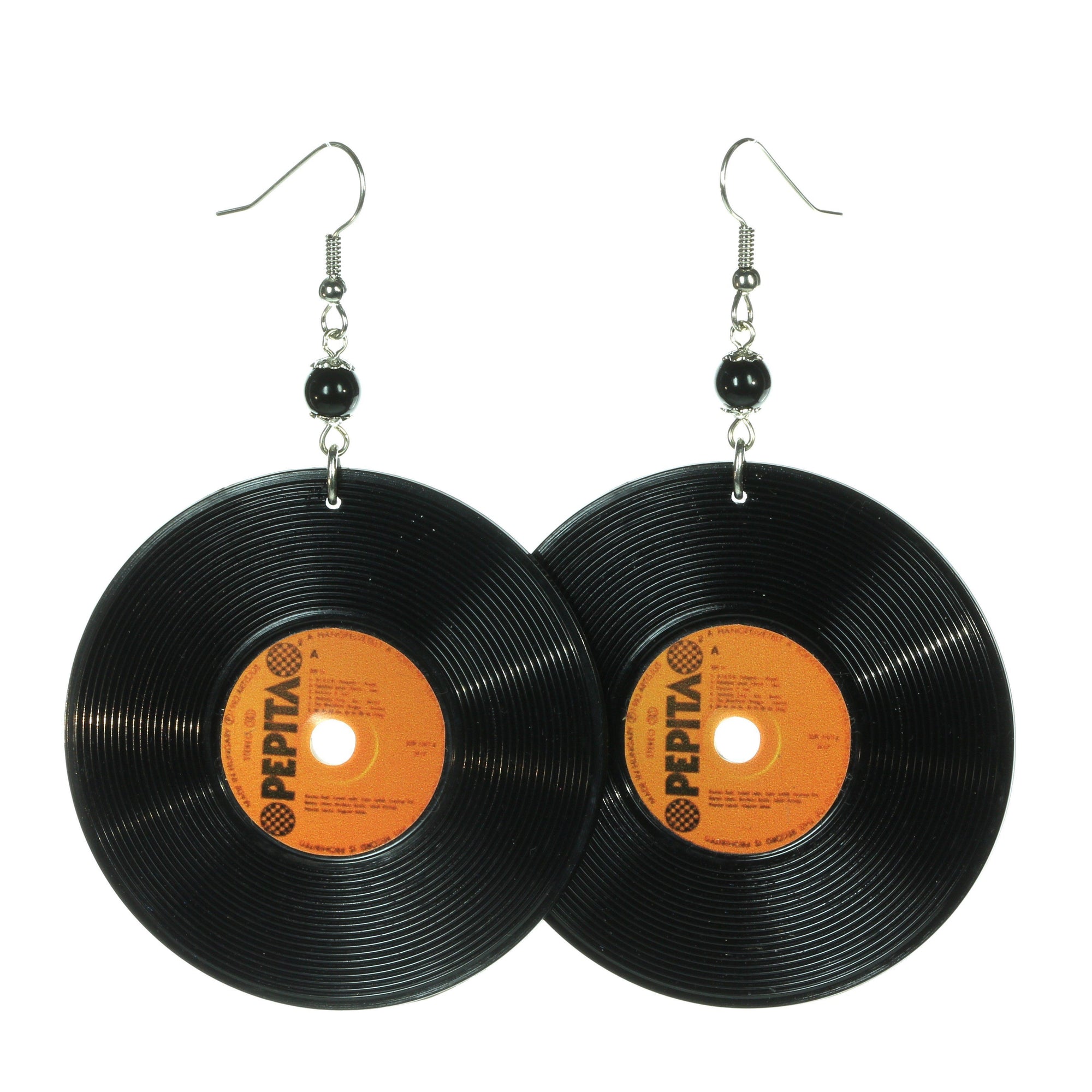 Schallplatten Ohrringe XXL