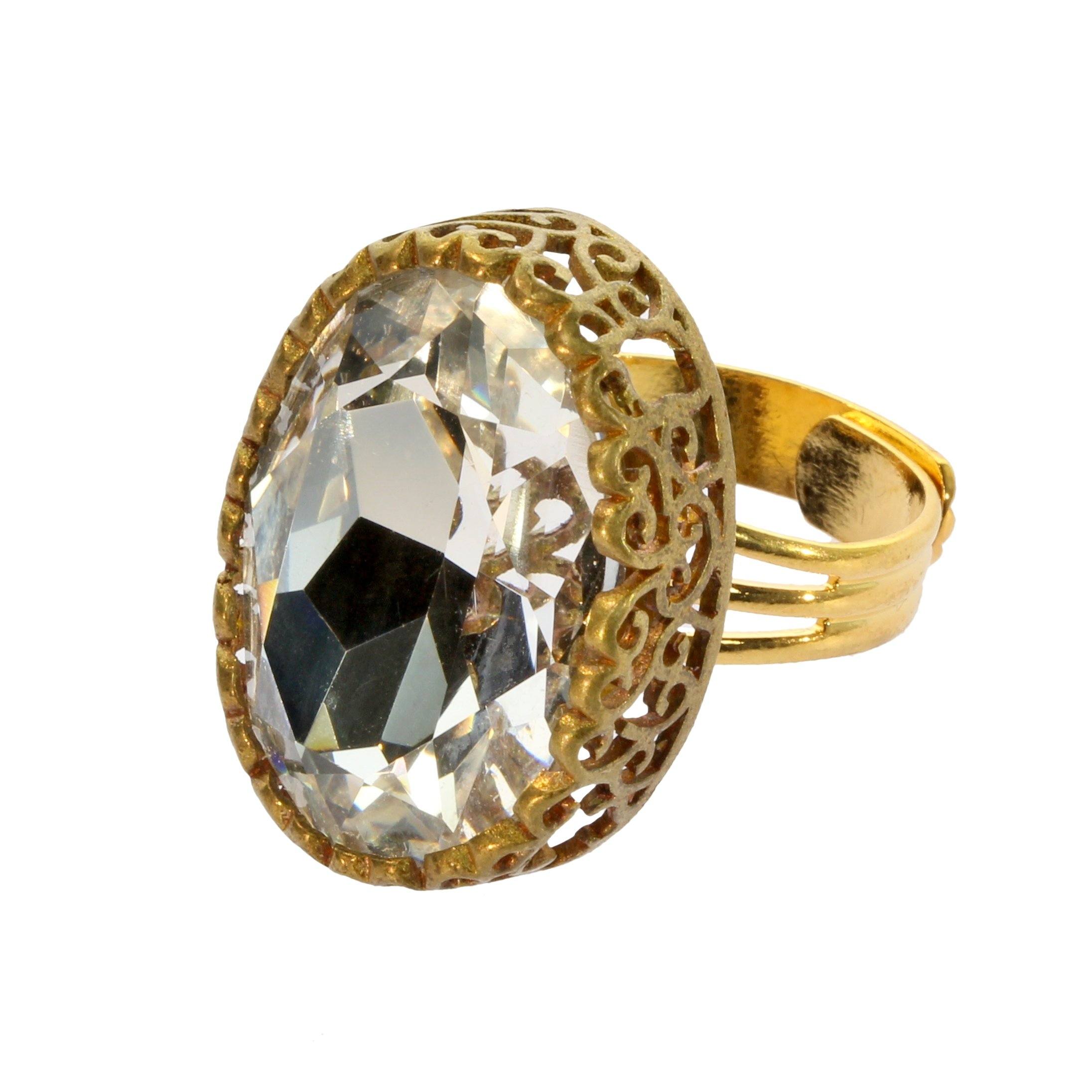 Fingerring Strass